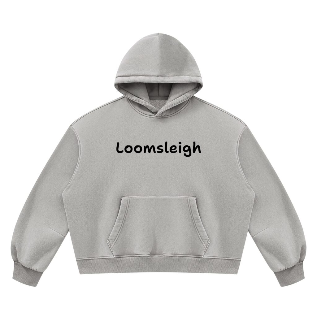 Unisex Vintage Wash Boxy Fleece Hoodie