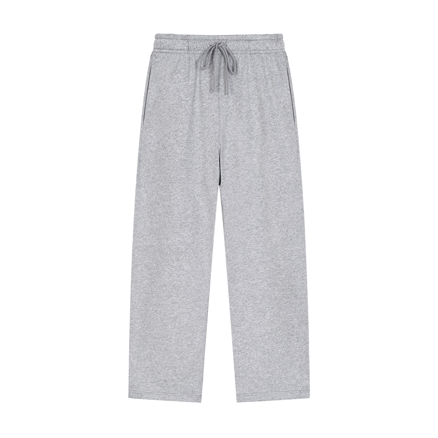 Solid Color Straight-Leg Sweatpants - Image 7