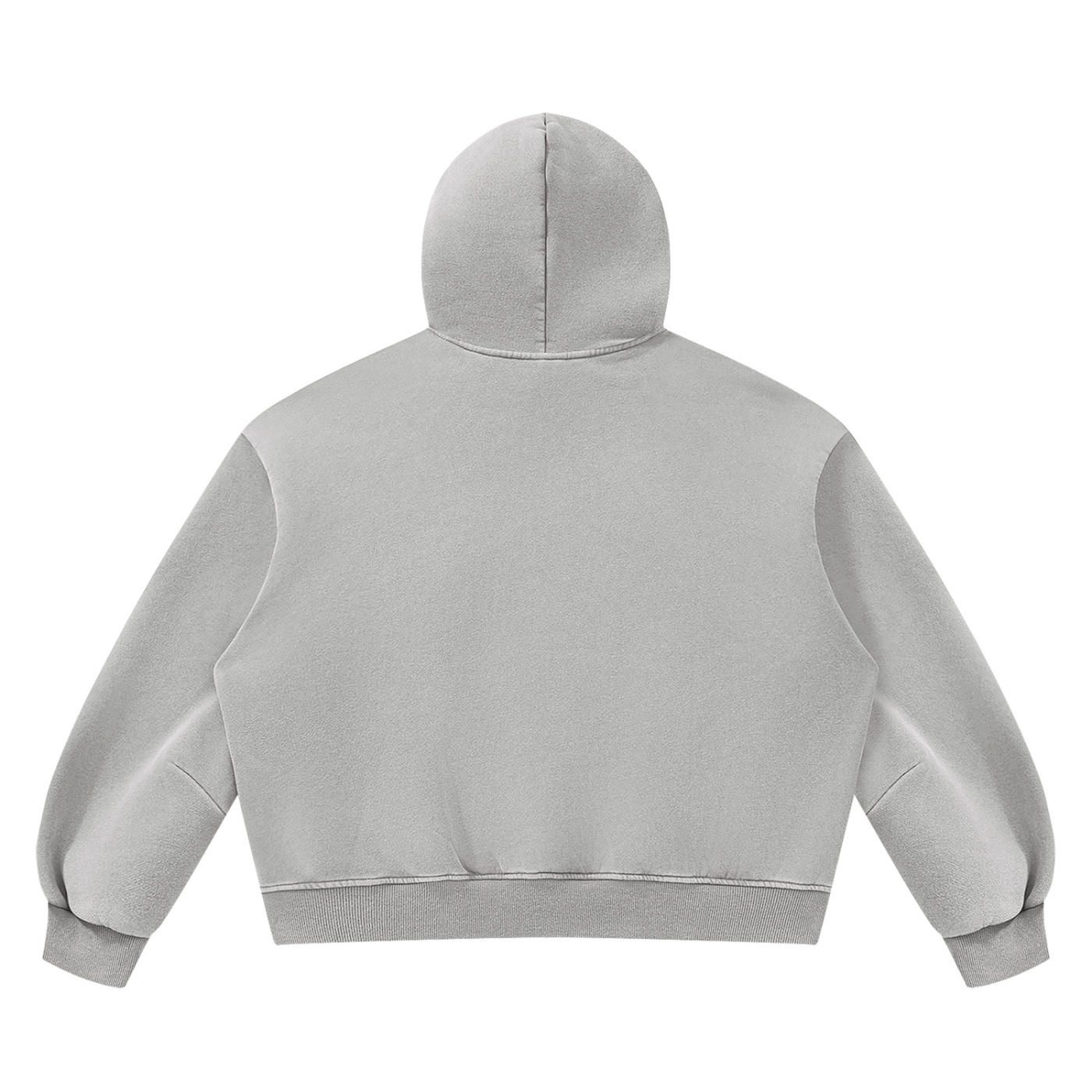 Unisex Vintage Wash Boxy Fleece Hoodie - Image 2