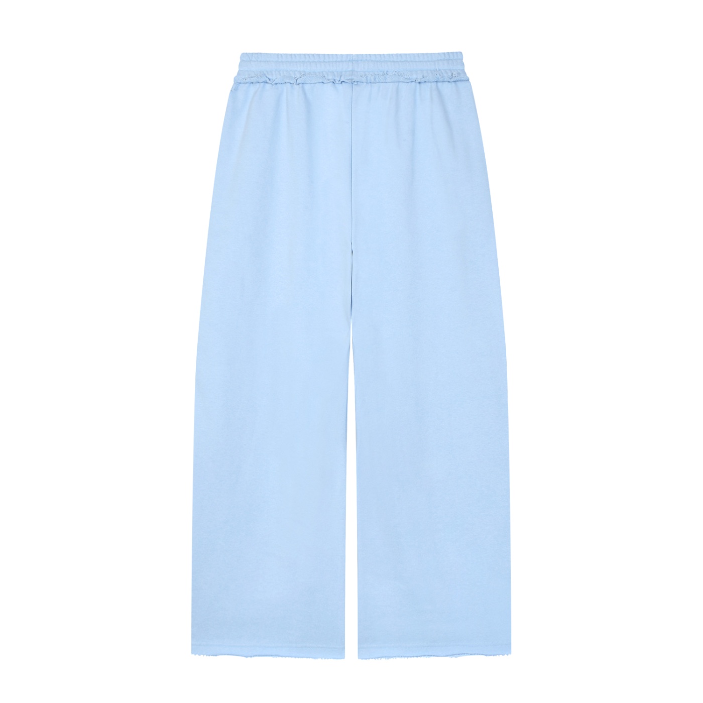 Women’s Wide Leg Raw Edge Sweatpants - Image 4