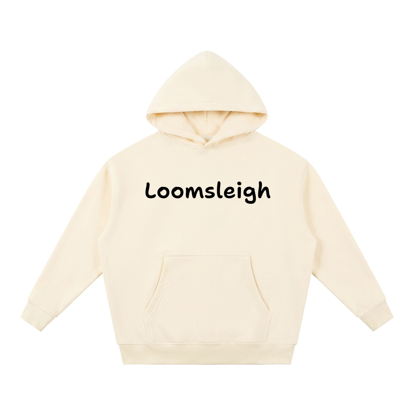 Essential Oversized Boxy Fit Fleece Hoodie - Image 3