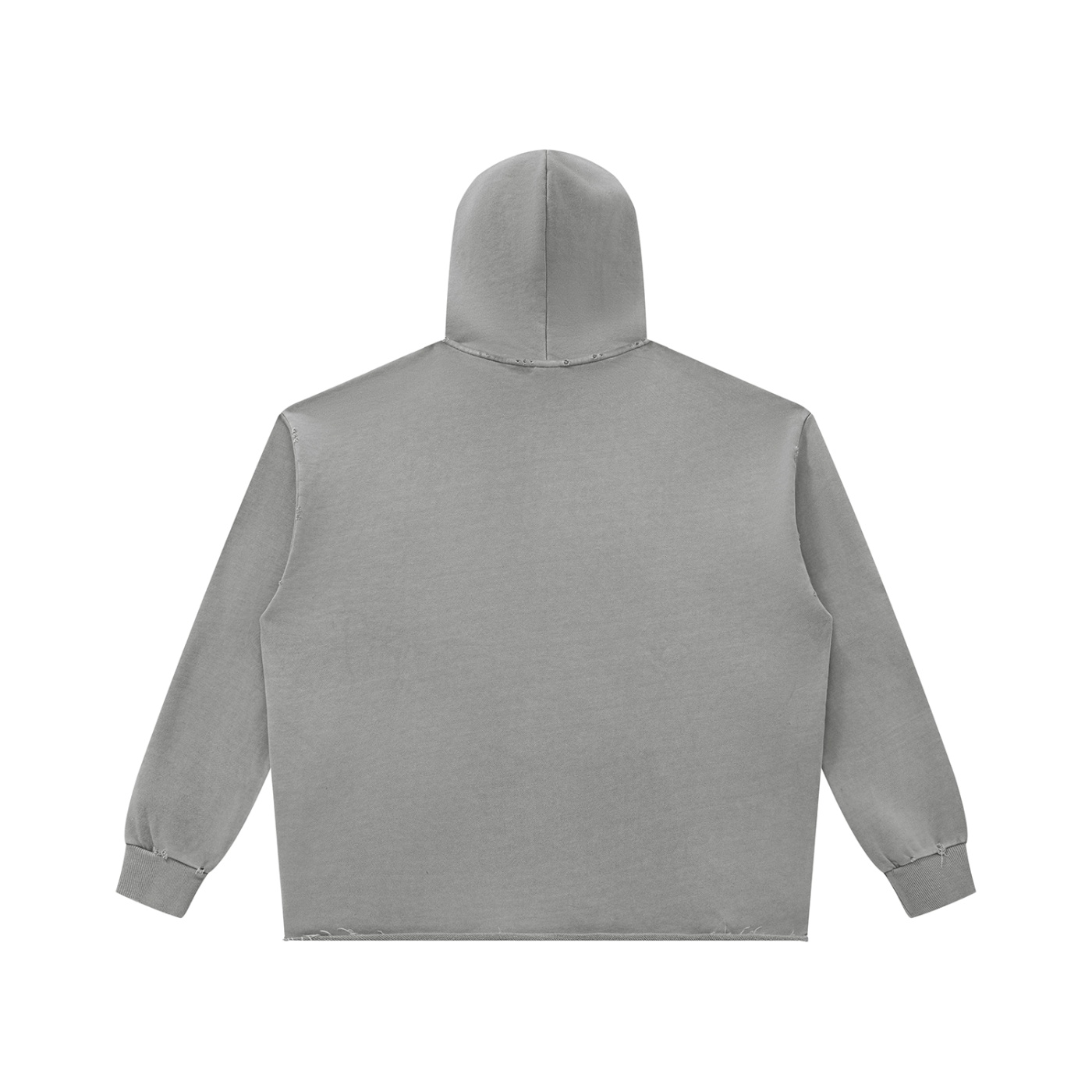 Unisex Vintage Wash Raw Edge Hoodie - Image 4