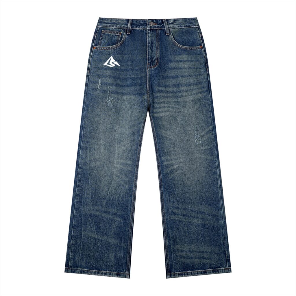 Men's Vintage Wash Denim Jeans