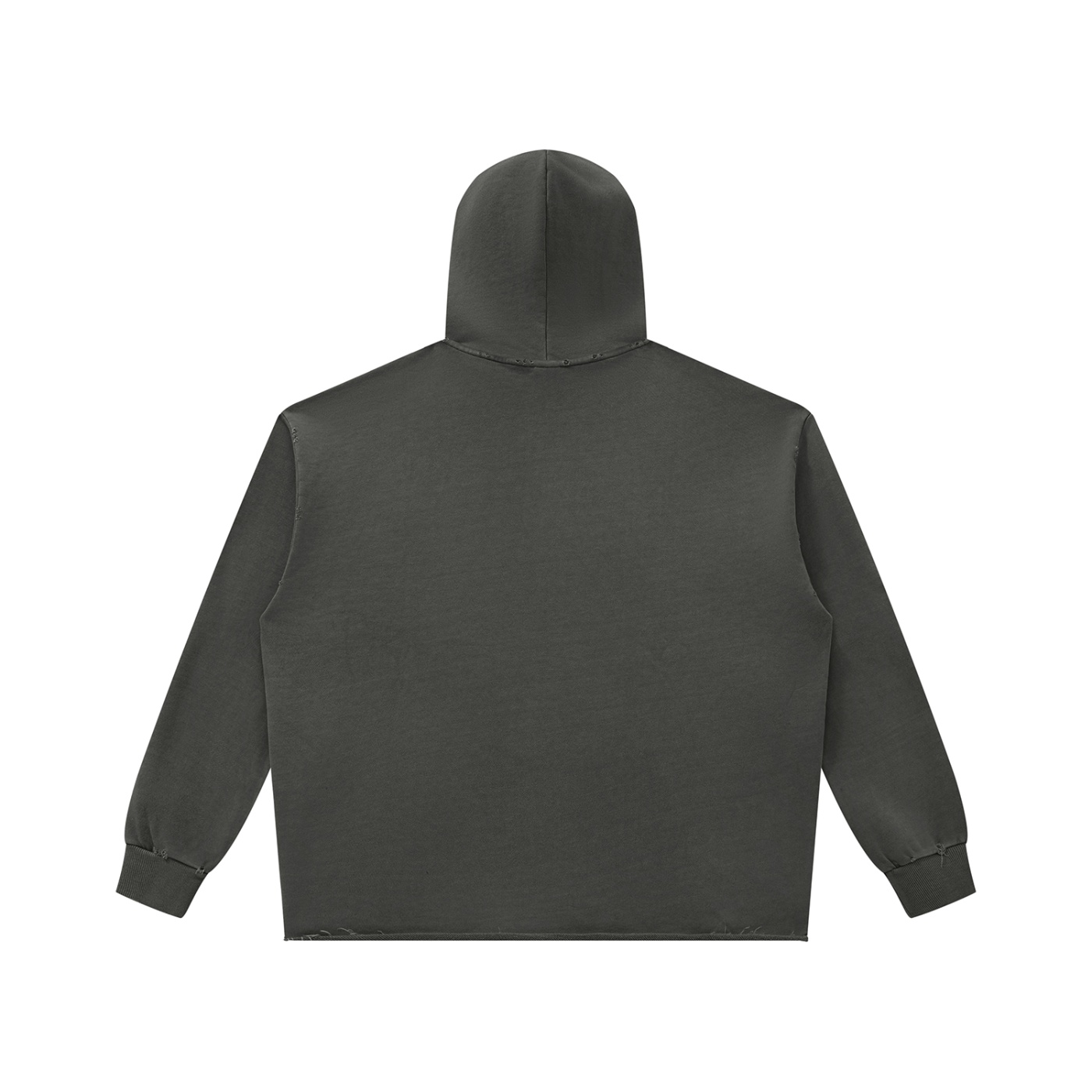Unisex Vintage Wash Raw Edge Hoodie - Image 6