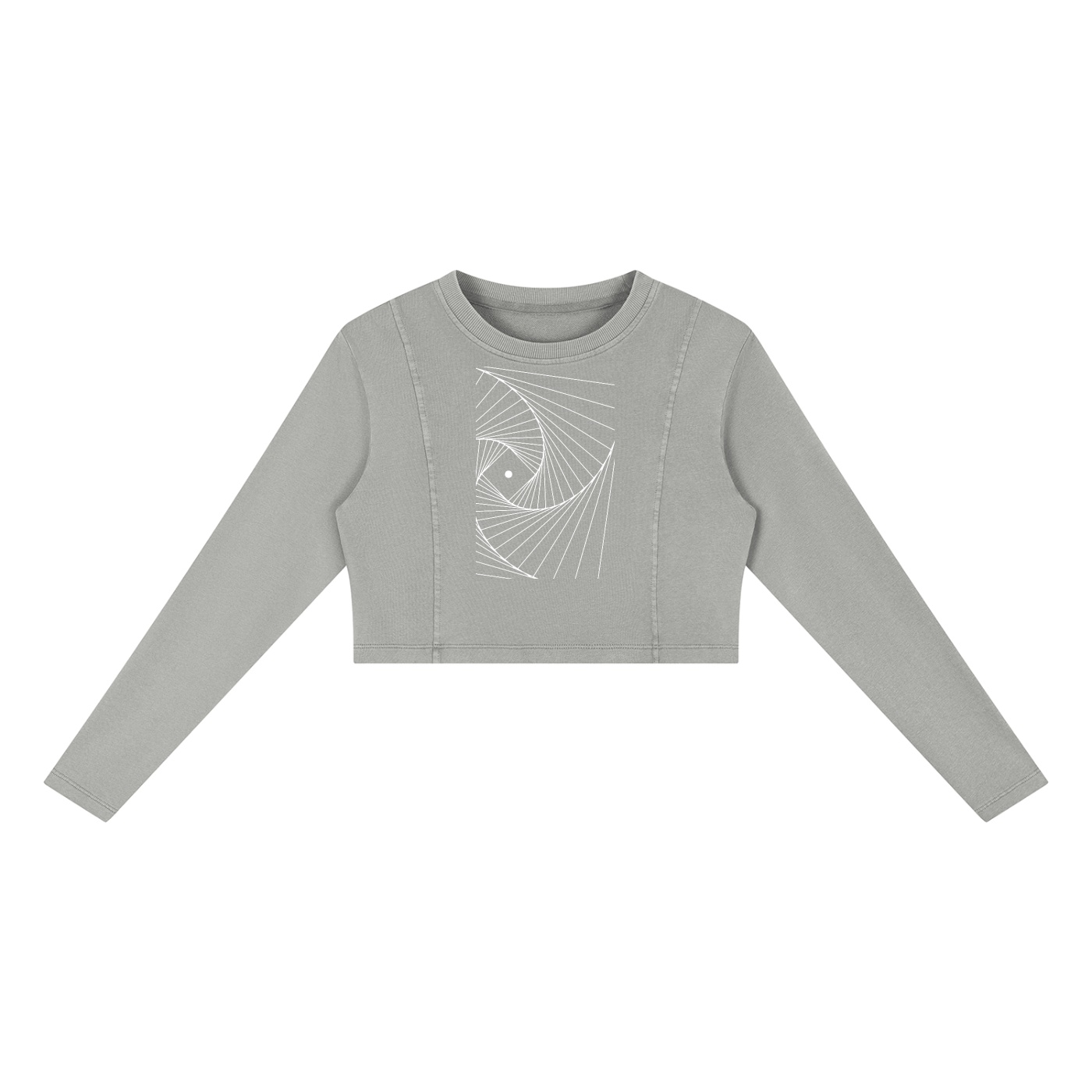 Looms Women Mineral Wash Crop Sweatshirt - Image 9