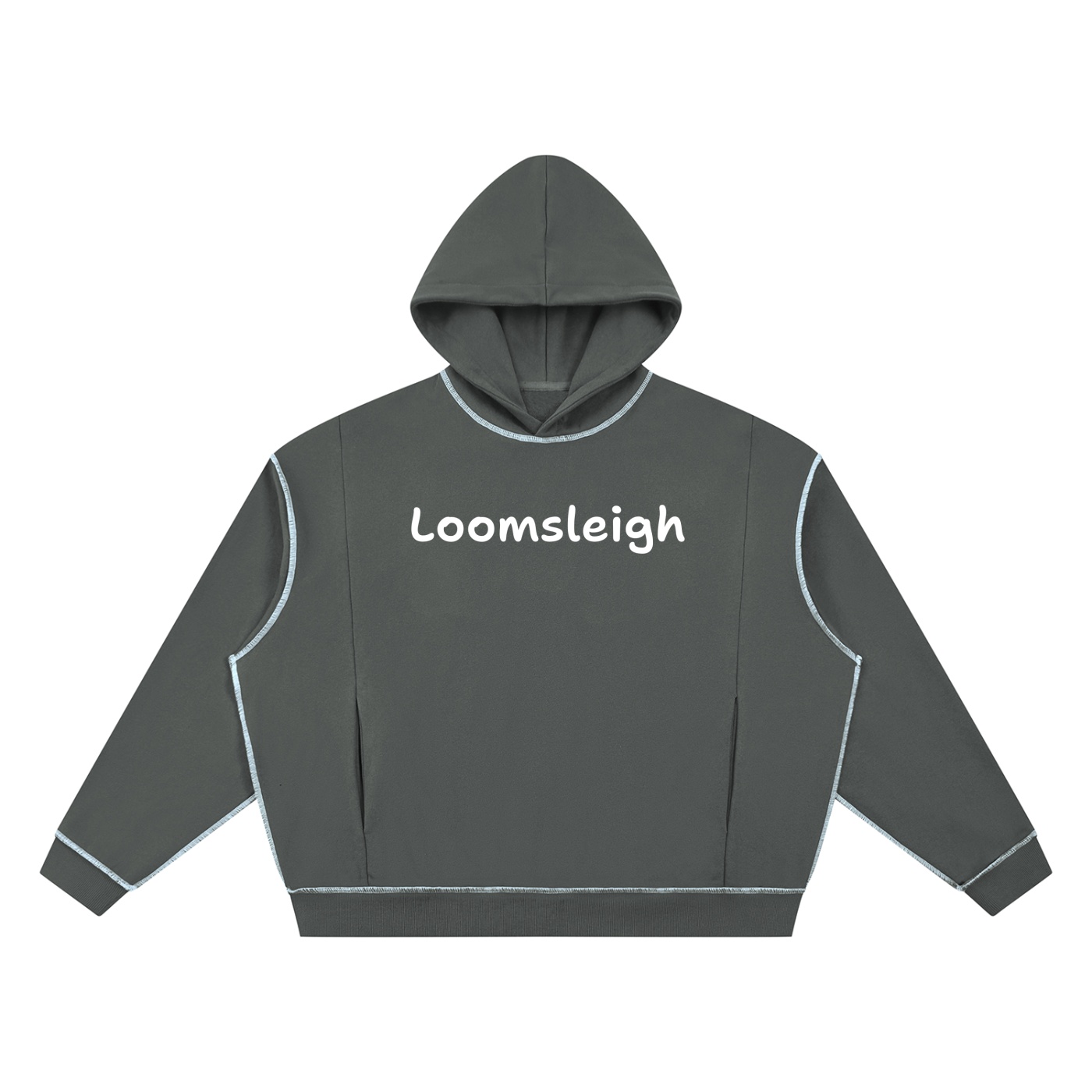 Unisex Boxy Heavyweight Topstitch Hoodie - Image 7