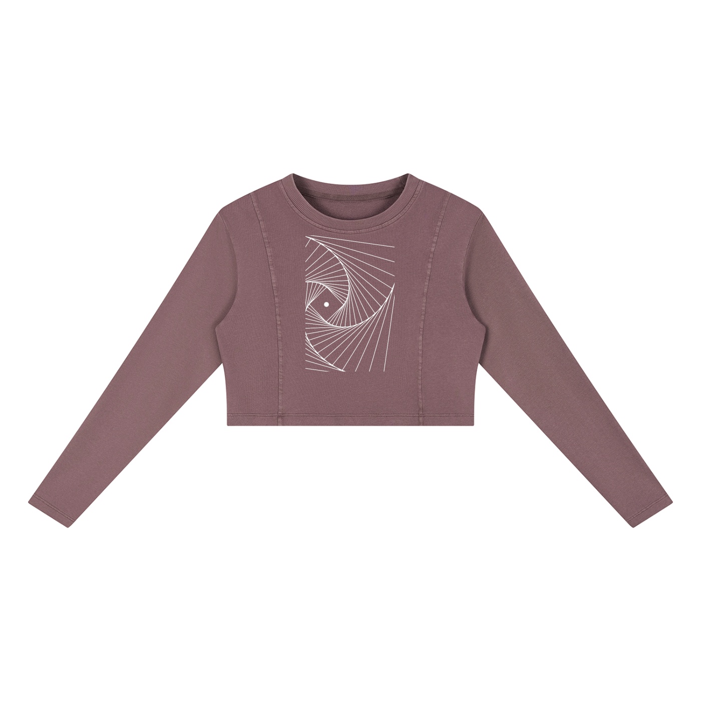 Looms Women Mineral Wash Crop Sweatshirt - Image 3