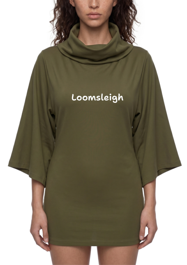 Women’s Turtleneck Batwing T-Shirt