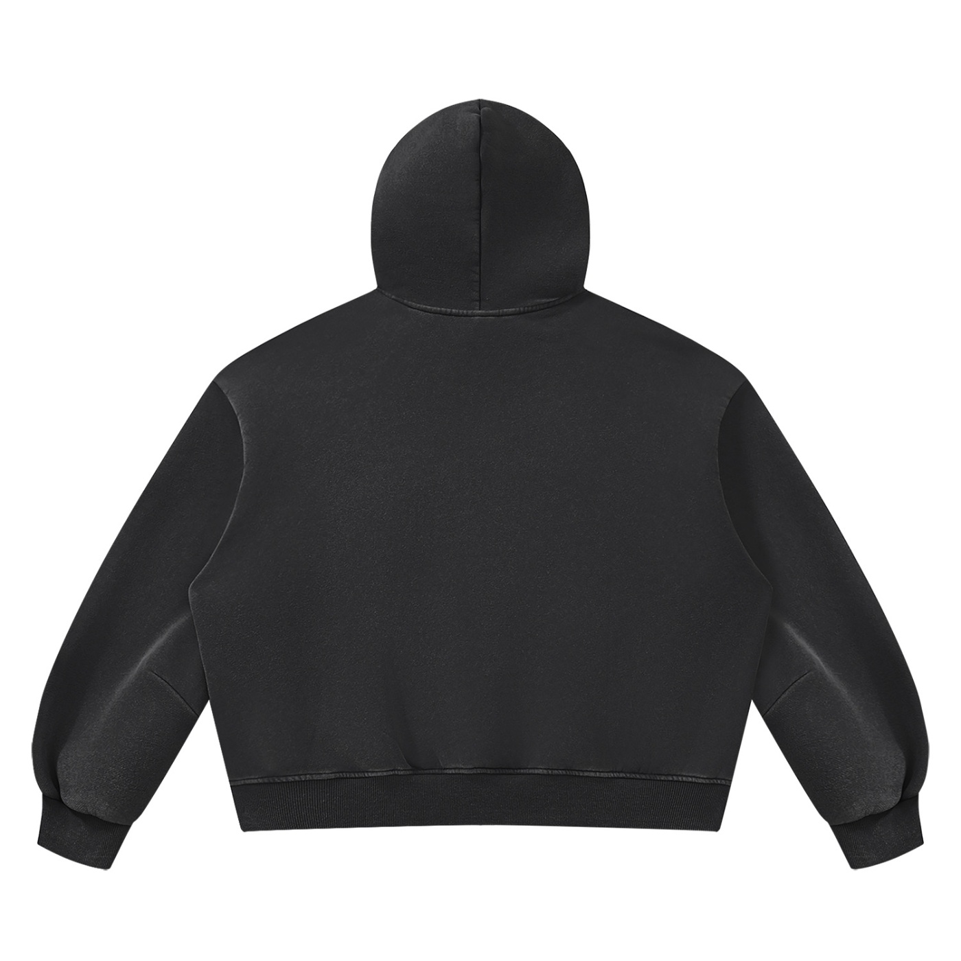 Unisex Vintage Wash Boxy Fleece Hoodie - Image 2