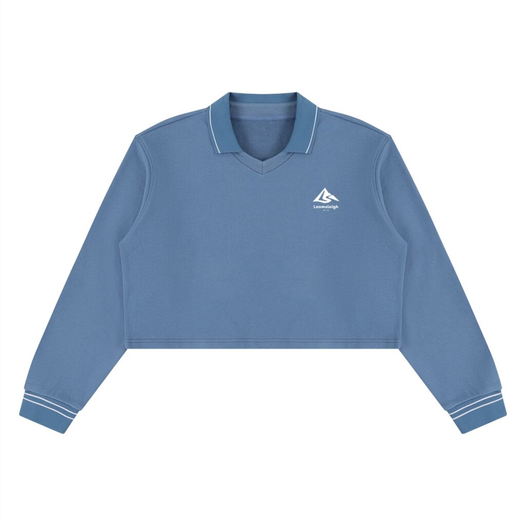 Women’s Crop Collared Sweatshirt