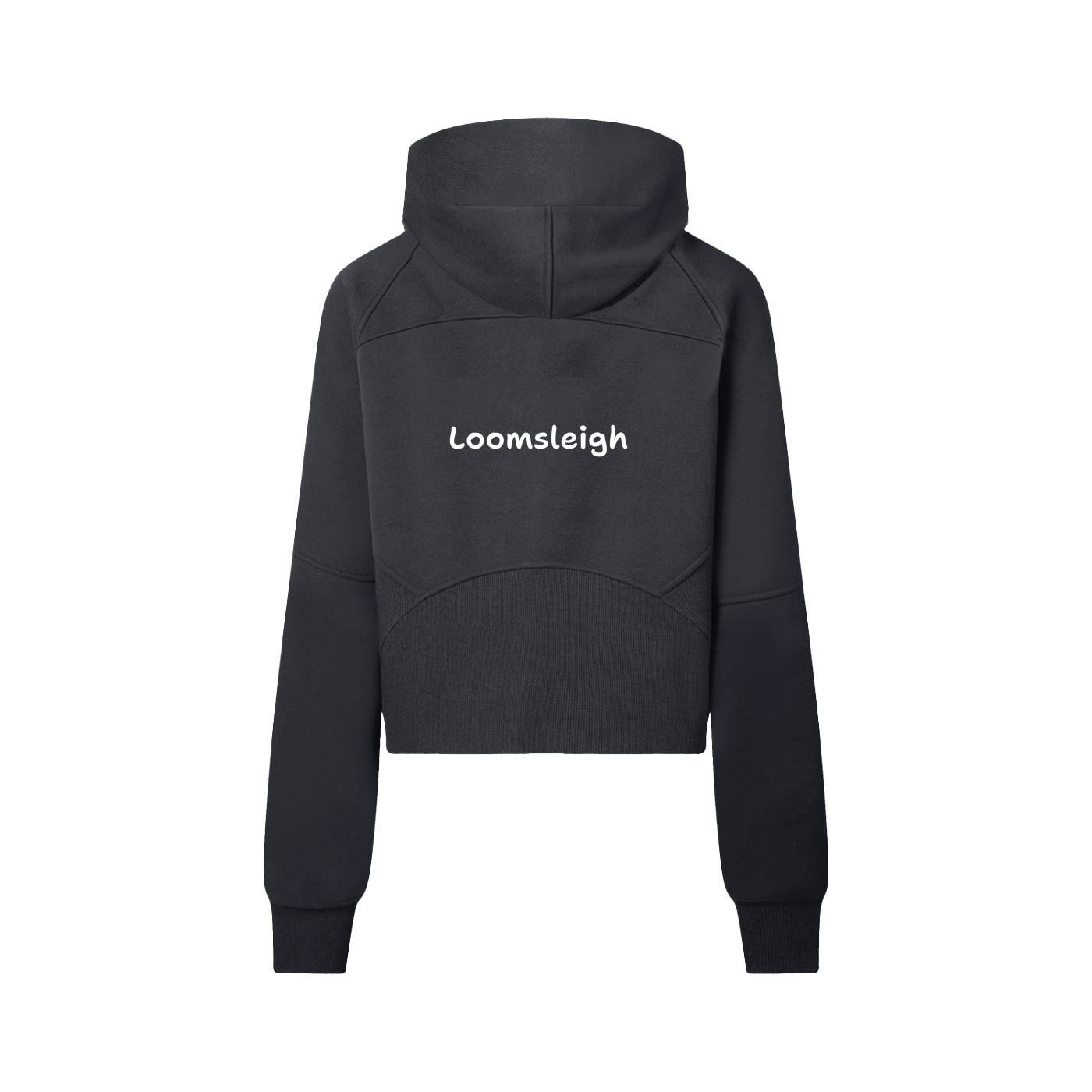 Cropped Half-Zip Hoodie - Image 2