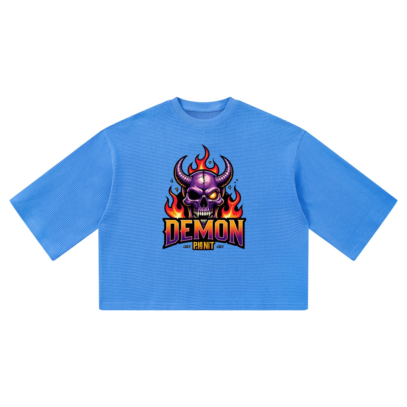 Unisex Waffle Boxy T-Shirt - Image 5