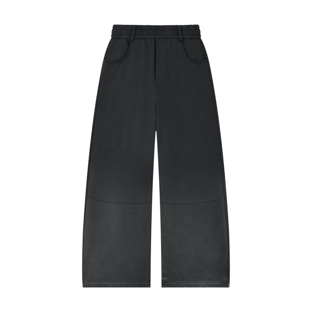 Unisex Sunfade Paneled Barrel Leg Sweatpants