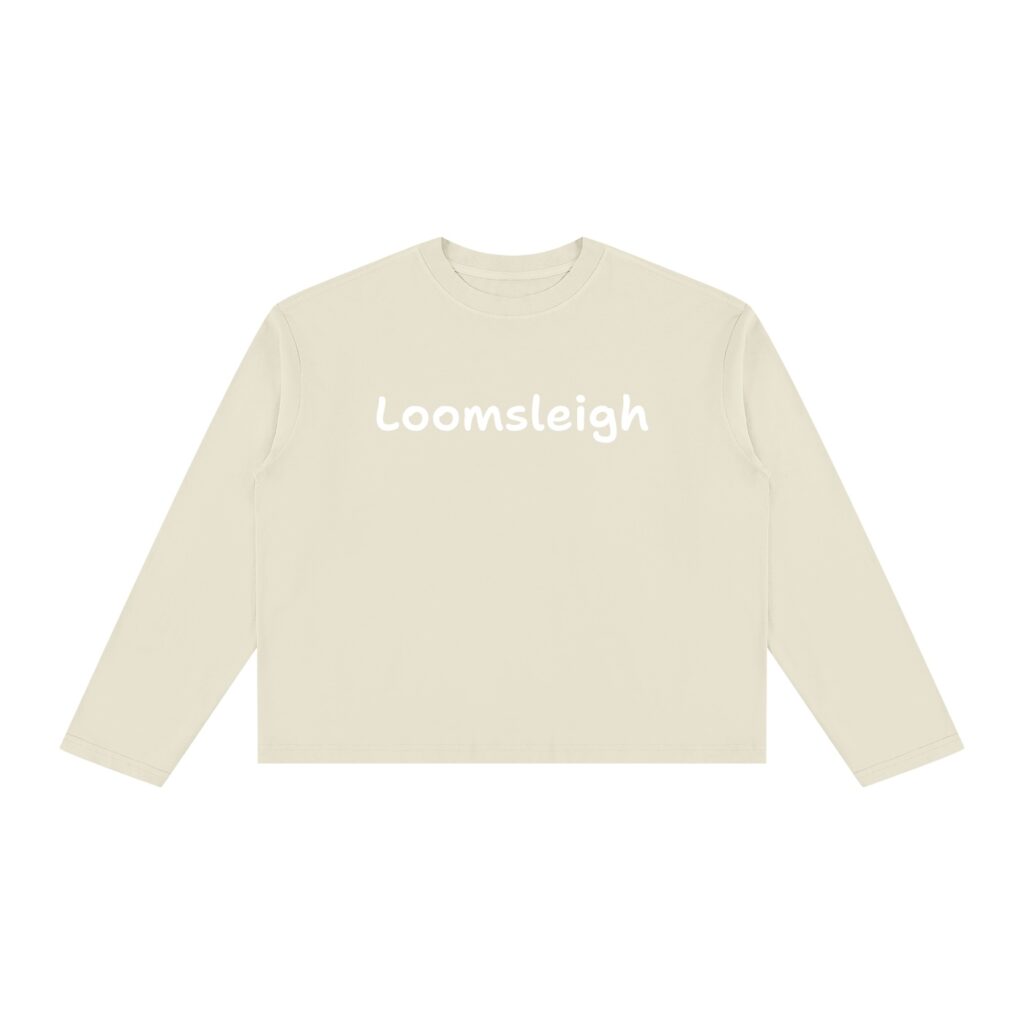 Unisex Vintage Wash Long Sleeve Boxy T-Shirt