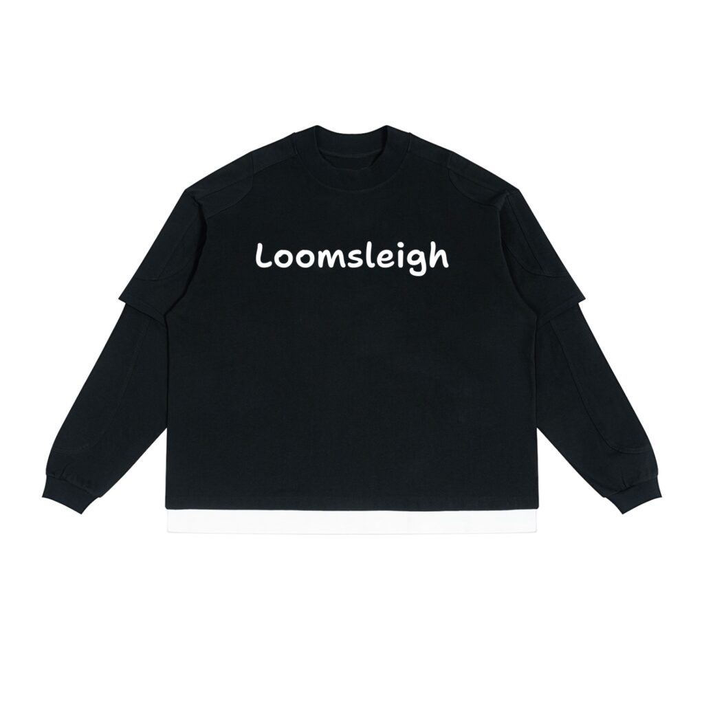 Unisex Paneled Layer Color Block T-Shirt