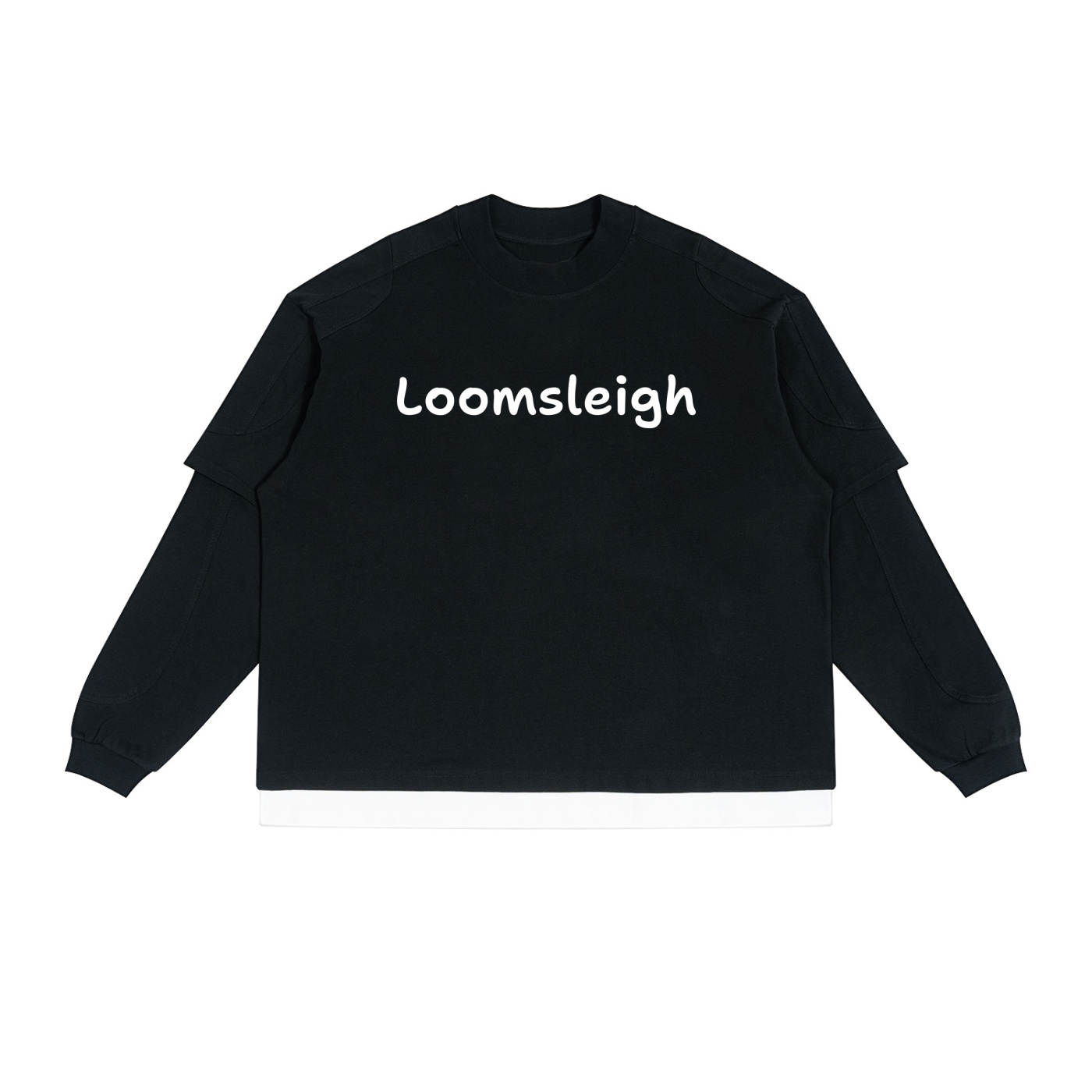 Unisex Paneled Layer Color Block T-Shirt