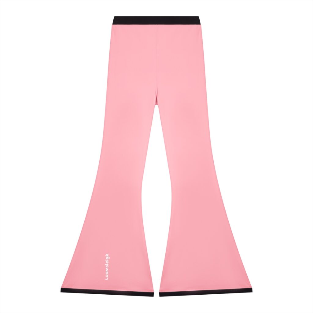 Women's Color Block Flared Yoga Leggings