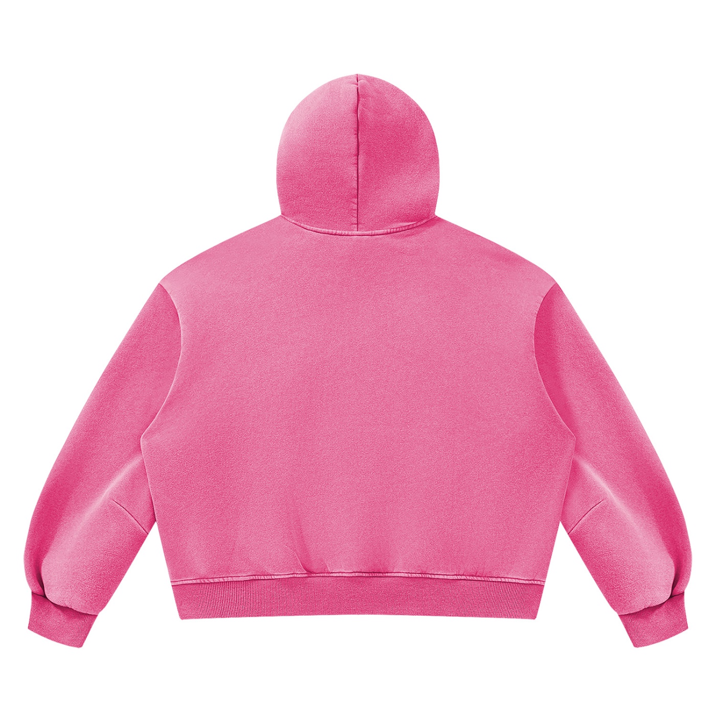 Unisex Vintage Wash Boxy Fleece Hoodie - Image 14