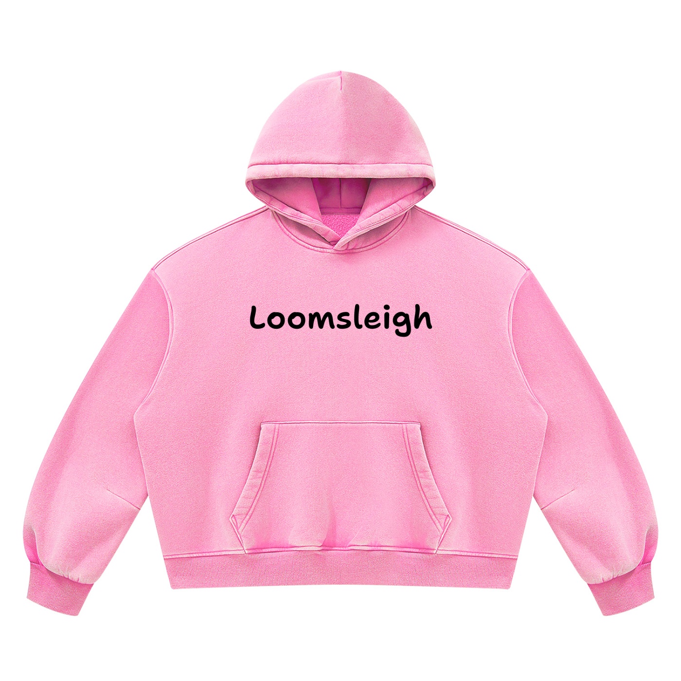 Unisex Vintage Wash Boxy Fleece Hoodie - Image 7