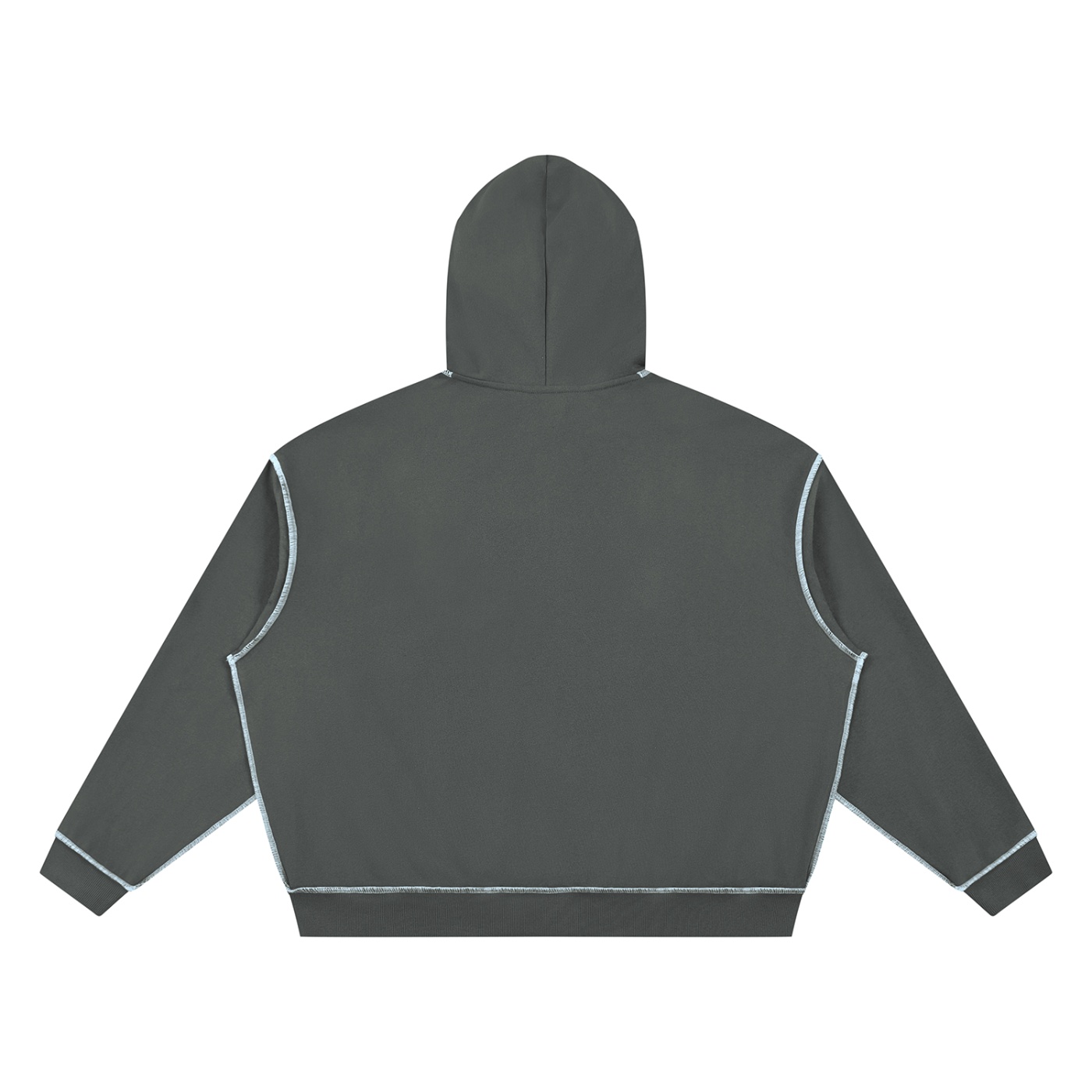 Unisex Boxy Heavyweight Topstitch Hoodie - Image 8