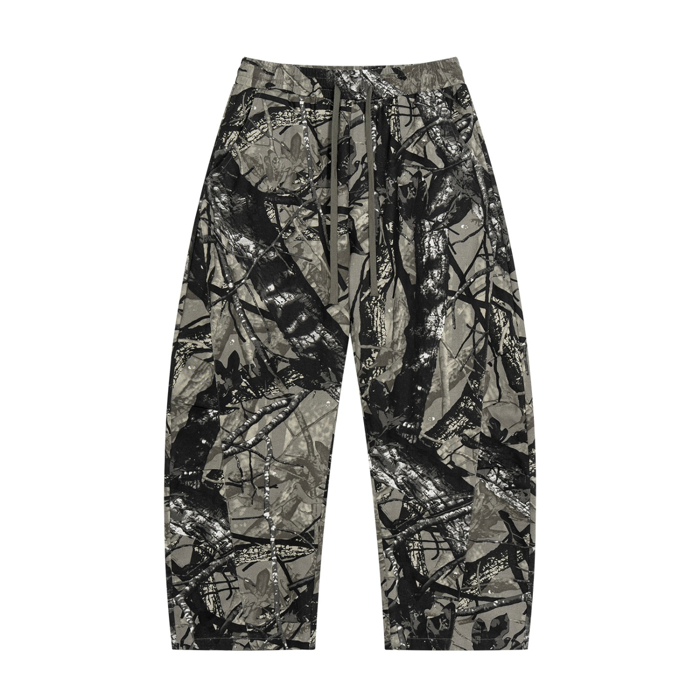 Unisex Tree Camo Barrel Leg Pants