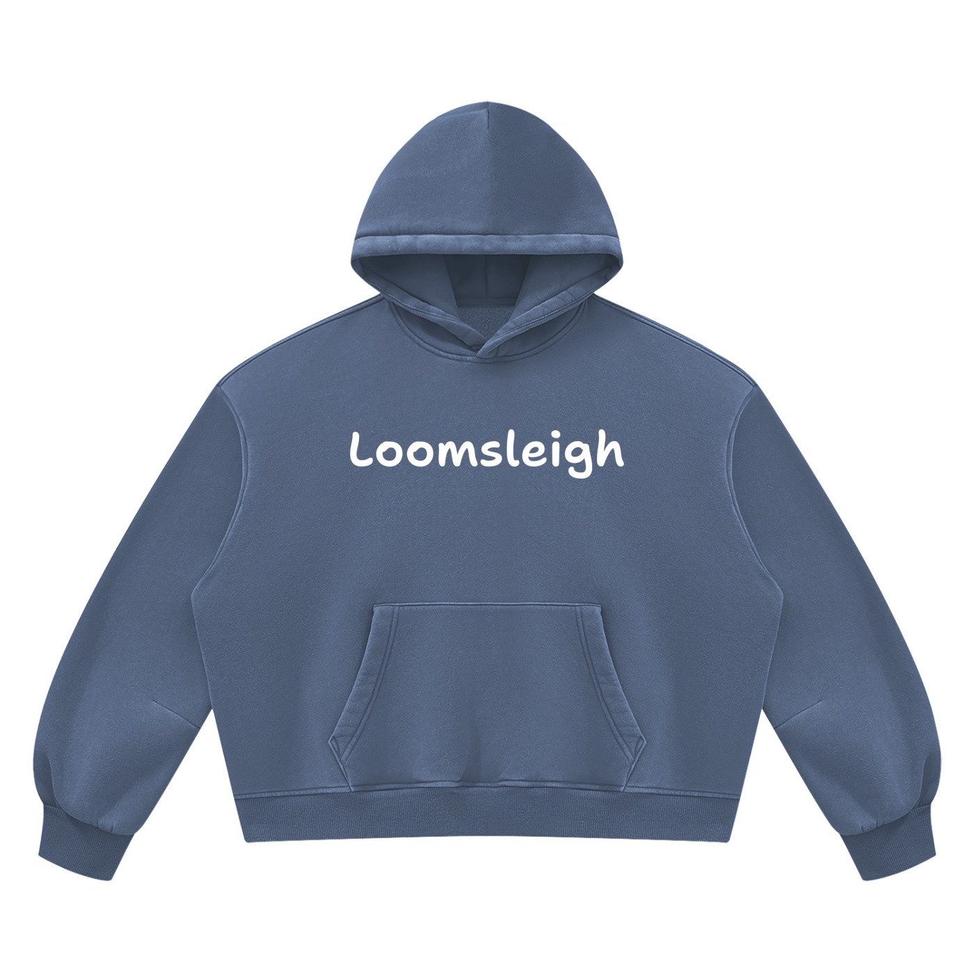 Unisex Vintage Wash Boxy Fleece Hoodie - Image 5