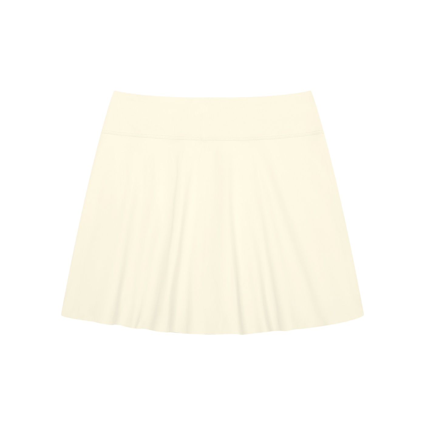 Women's A-Line Contrast Panel Slit Skirt - Image 2