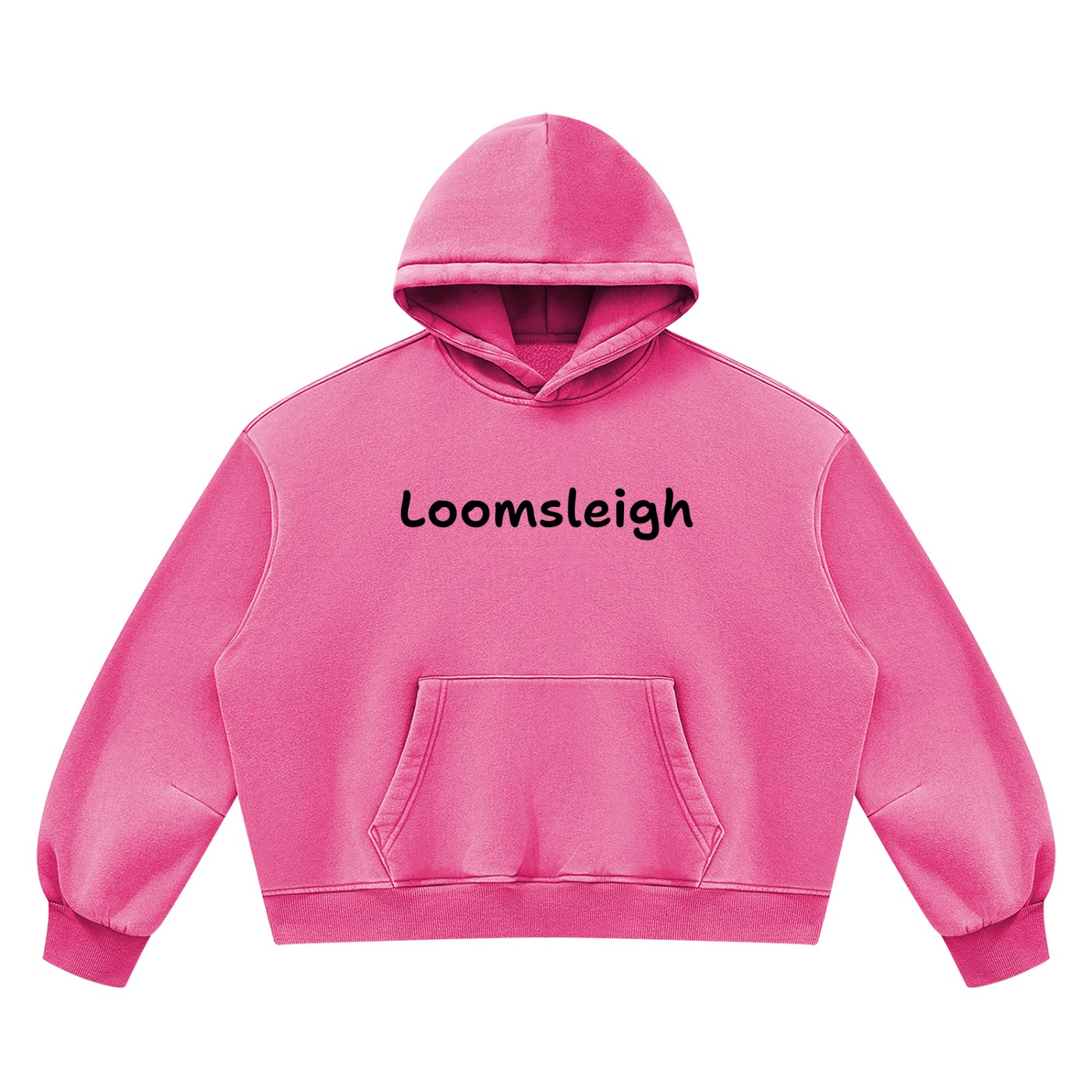 Unisex Vintage Wash Boxy Fleece Hoodie - Image 13