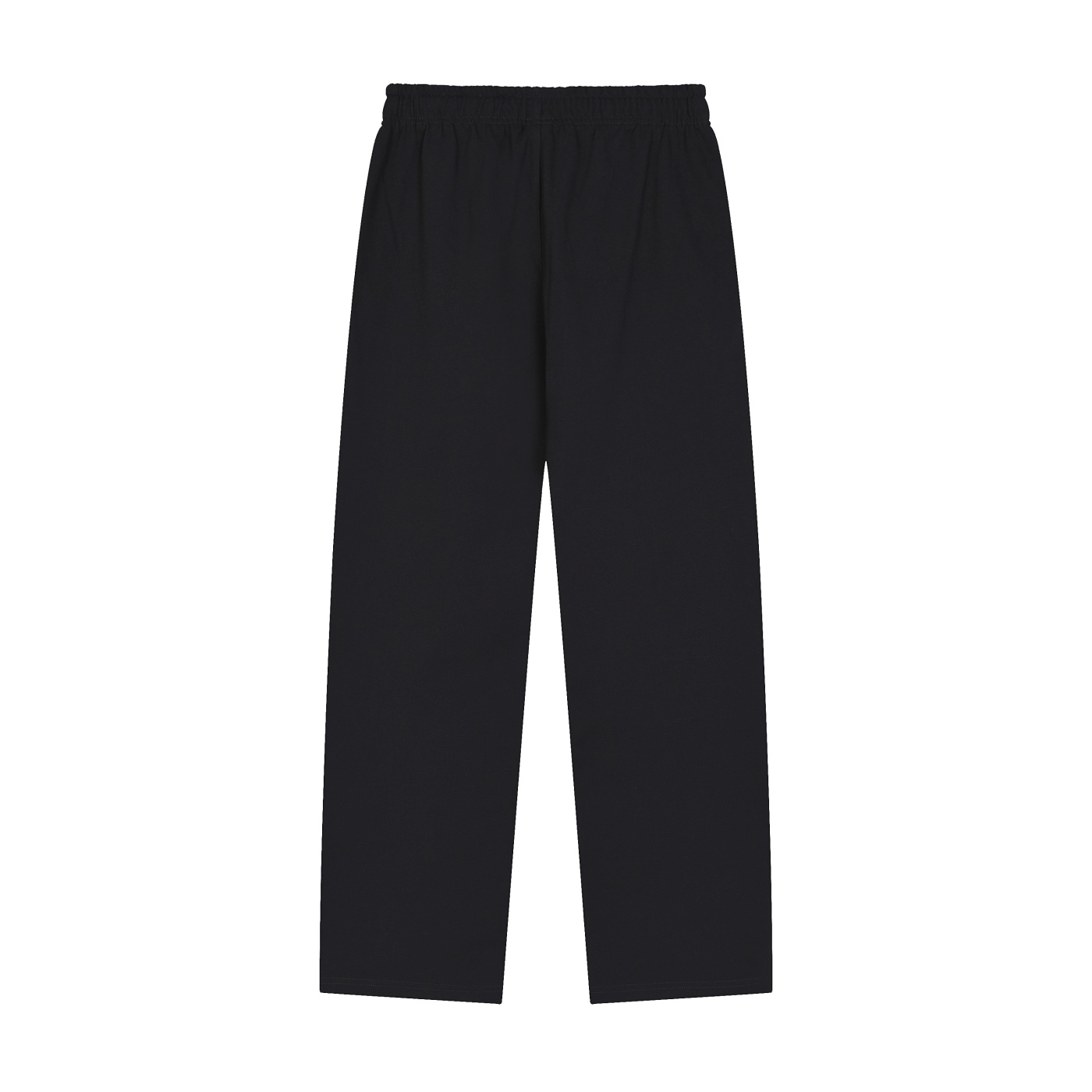 Solid Color Straight-Leg Sweatpants - Image 2