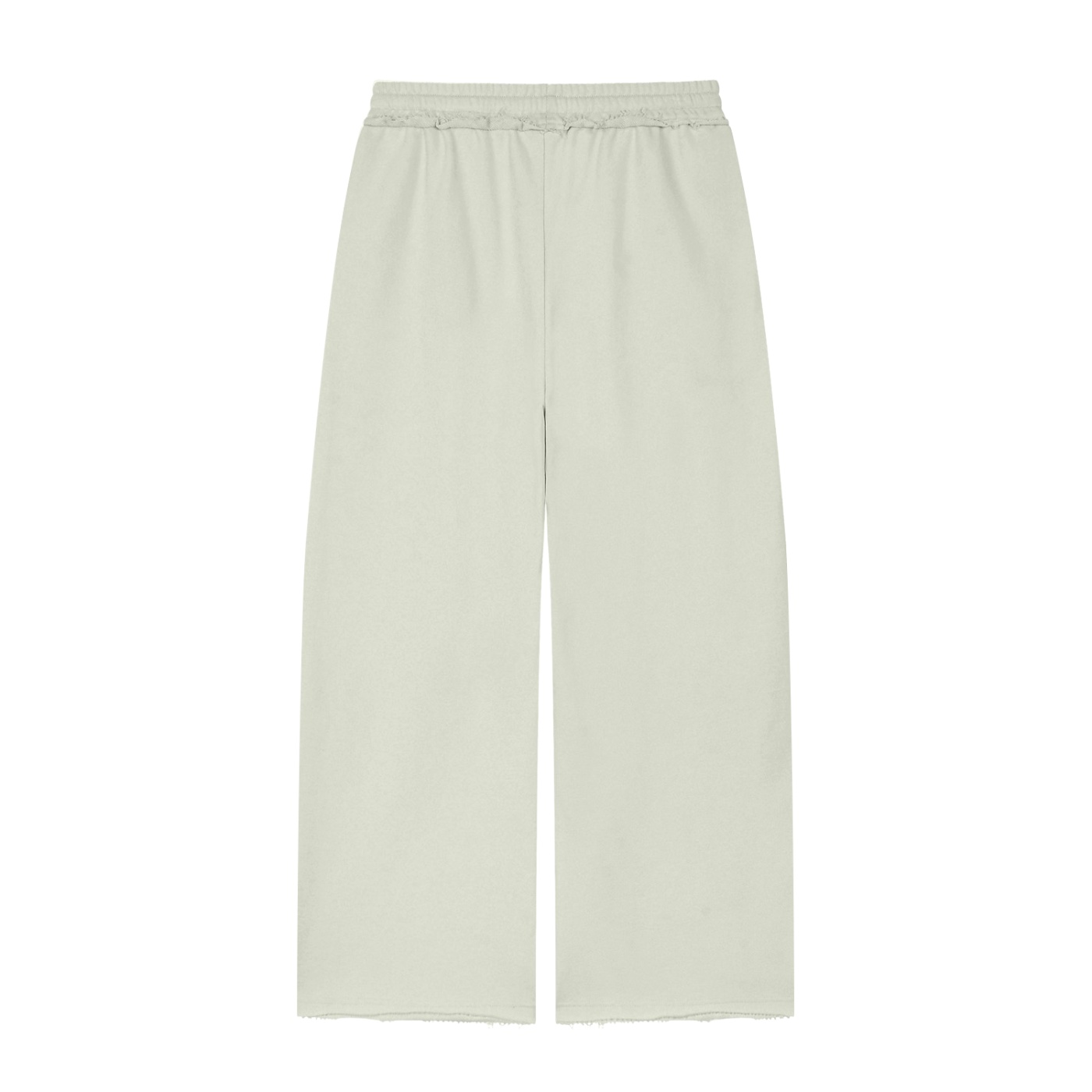 Women’s Wide Leg Raw Edge Sweatpants - Image 2