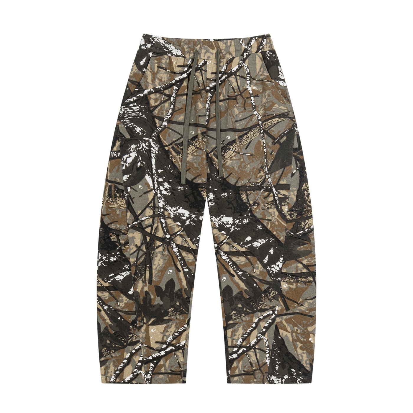 Unisex Tree Camo Barrel Leg Pants - Image 3