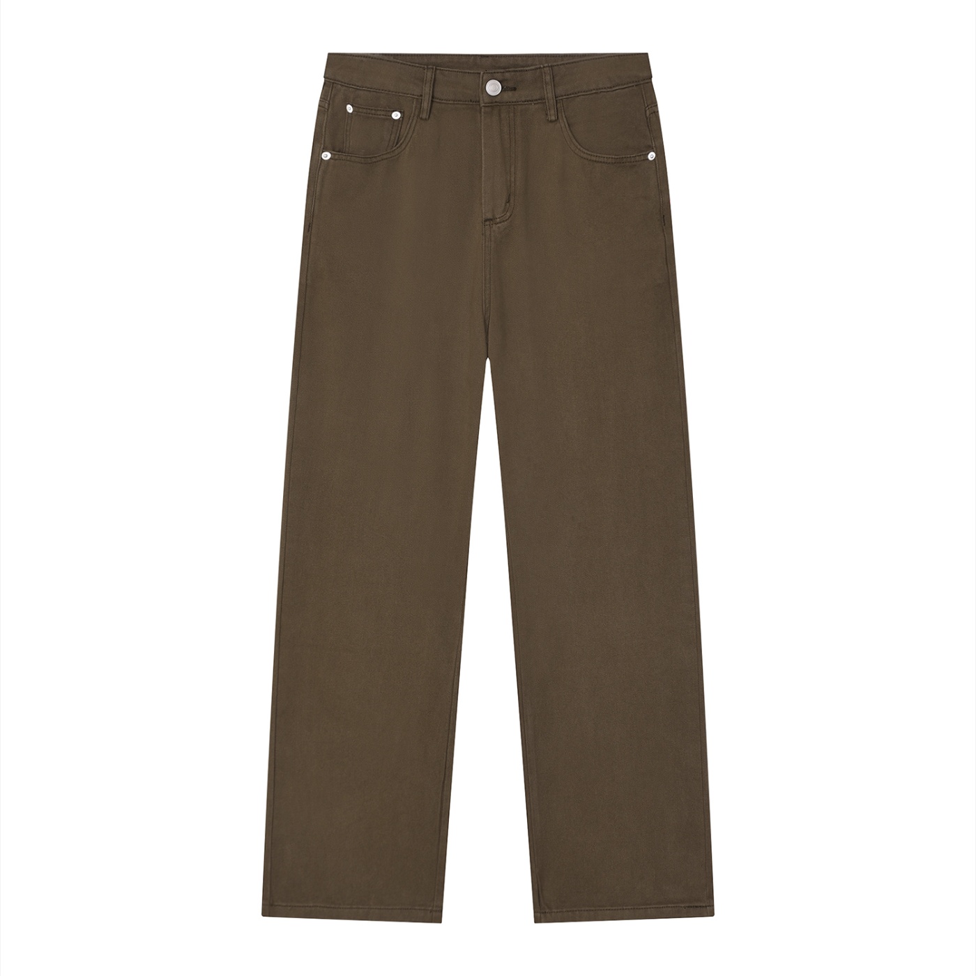 Men’s Vintage Wash Straight Leg Jeans - Image 5
