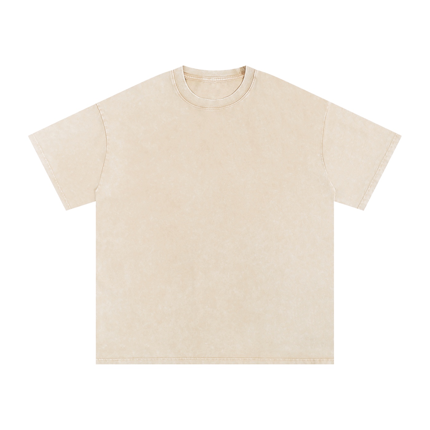 Snow Washed Oversized Cotton T-Shirt - Image 3