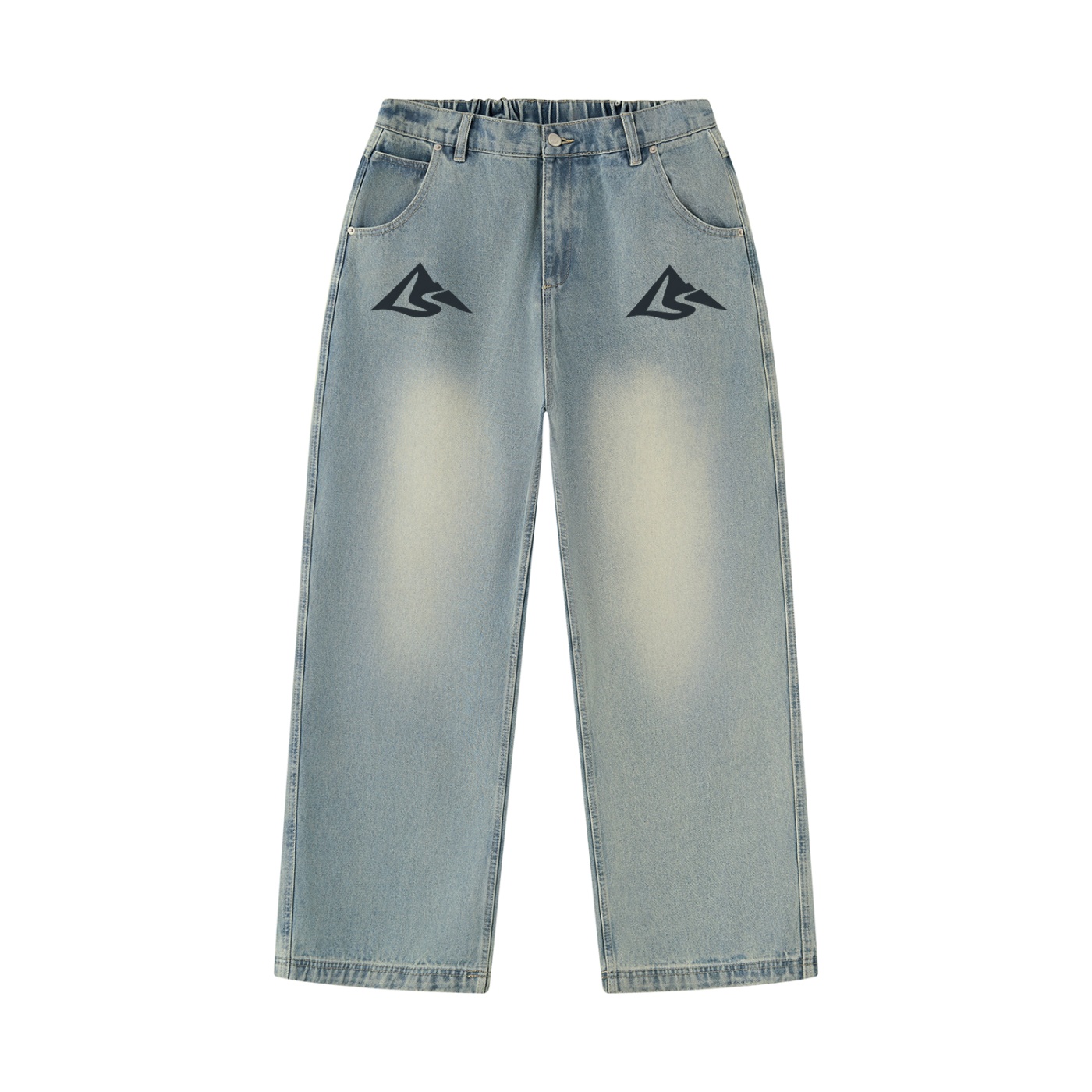 Men's Vintage Wash Denim Jeans