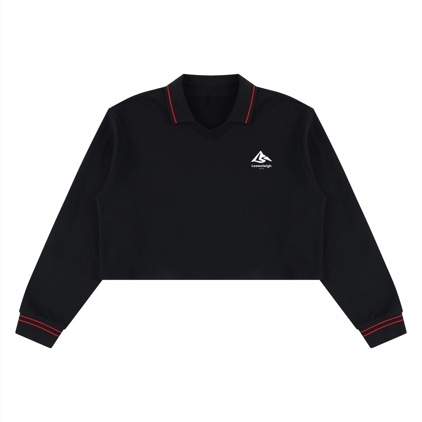 Women’s Crop Collared Sweatshirt - Image 3