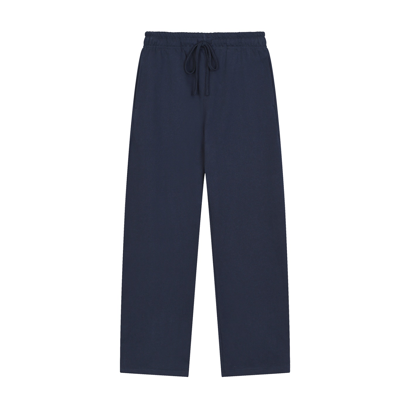 Solid Color Straight-Leg Sweatpants - Image 25
