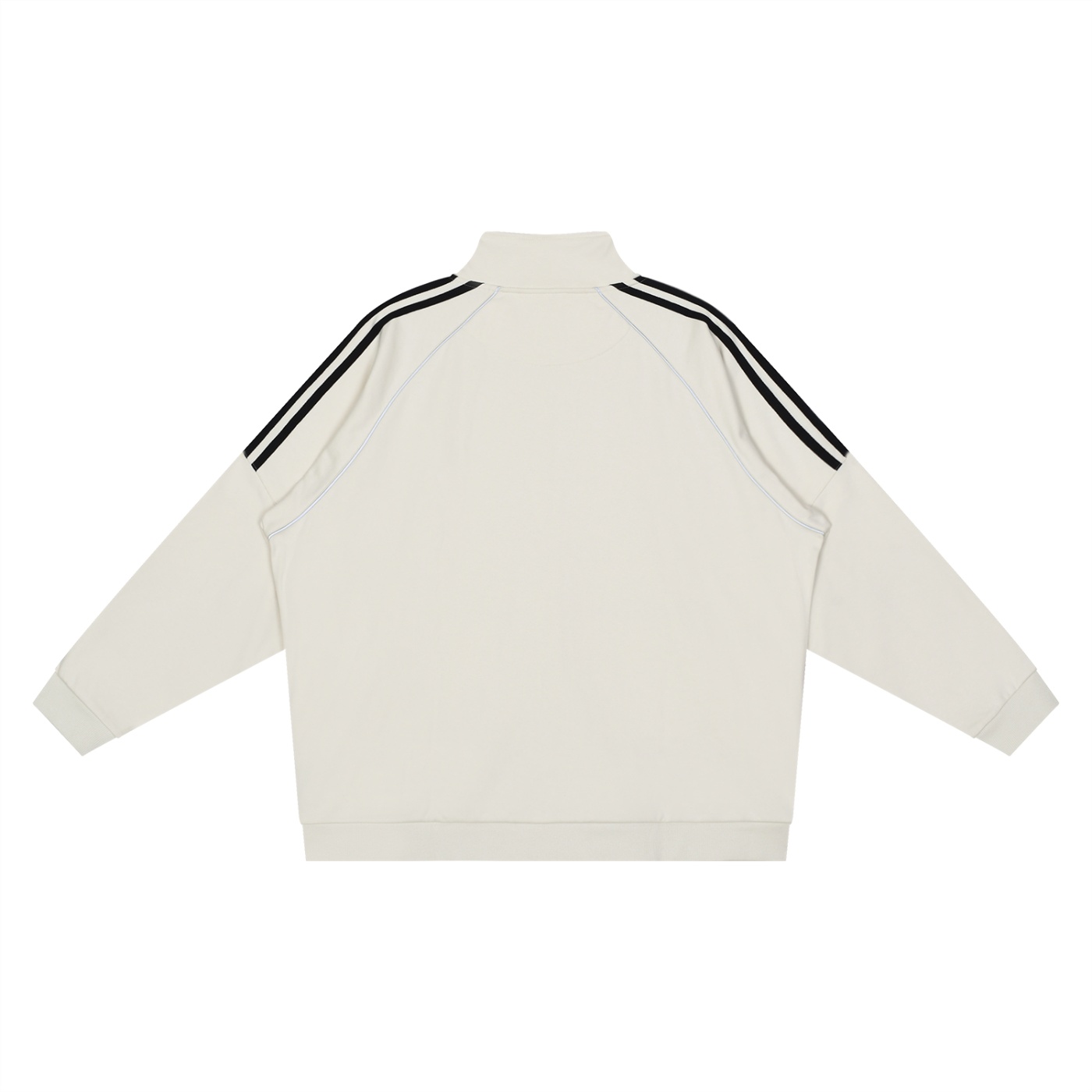 Reflection Striped Raglan Sleeve Jacket - Image 8