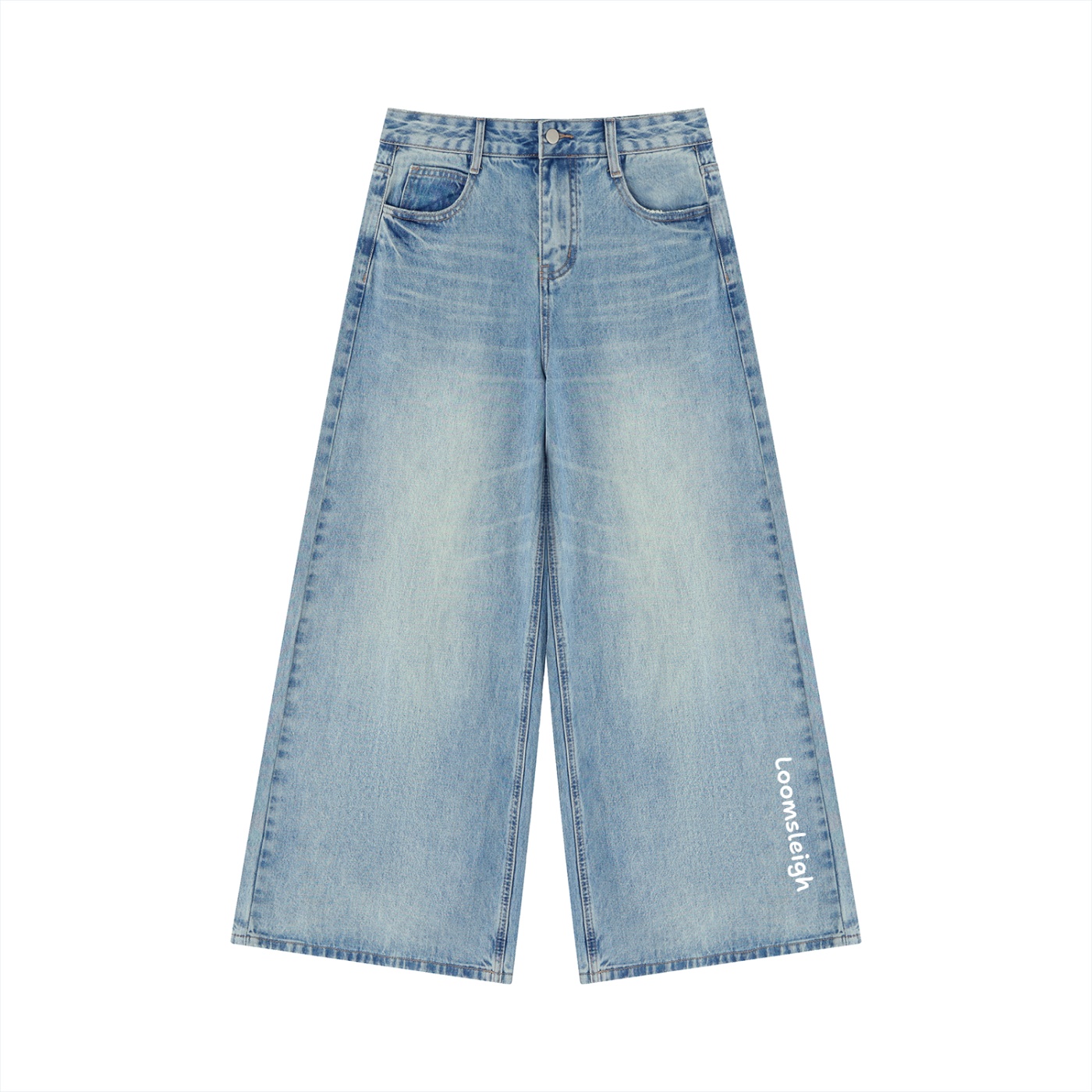 Women’s Vintage Wash Wide Leg Jeans