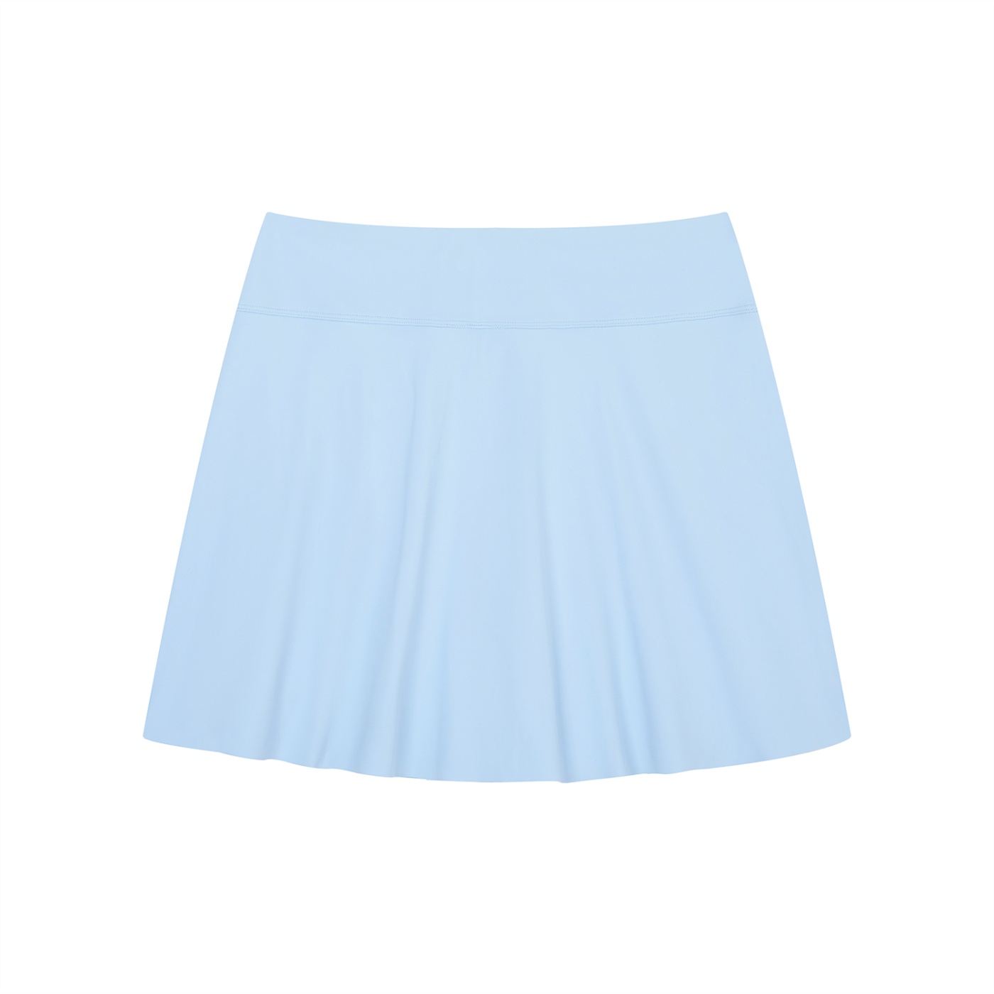 Women's A-Line Contrast Panel Slit Skirt - Image 6