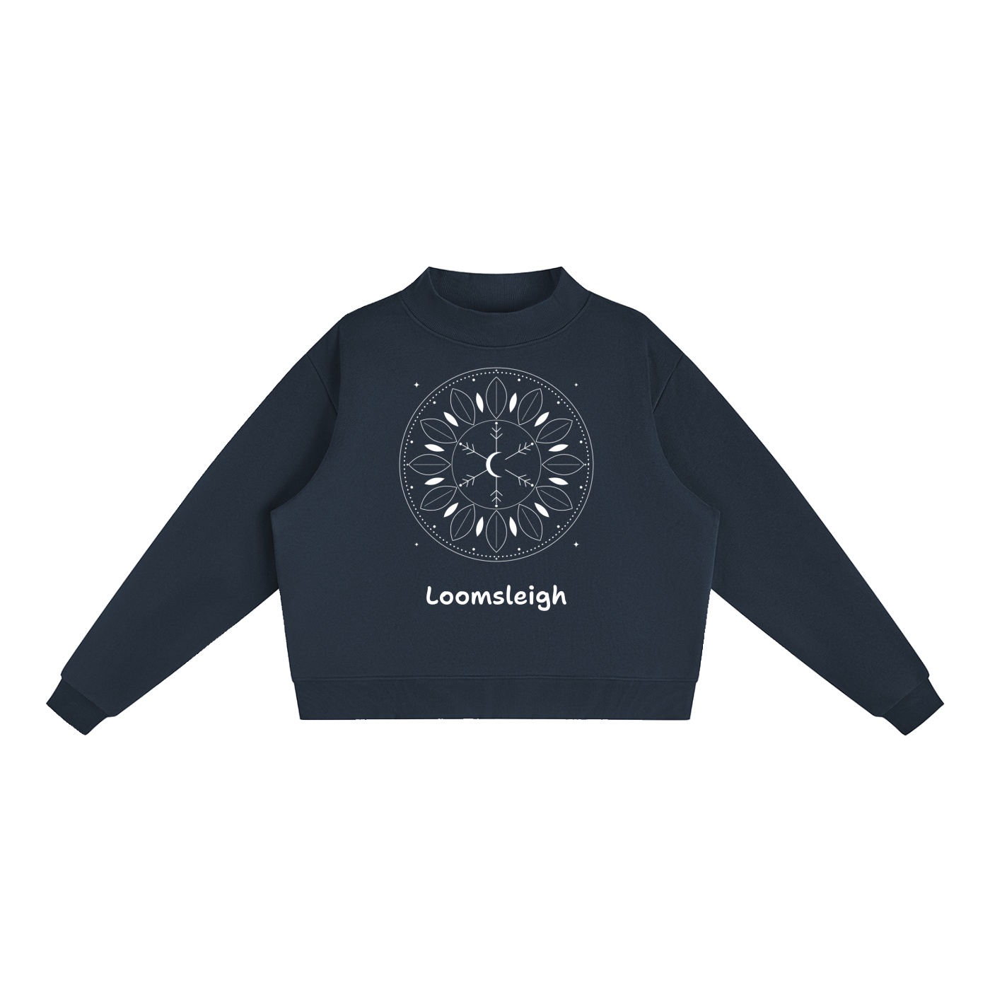 Essential Fleece Mock-Neck Crew Sweatshirt - Image 3