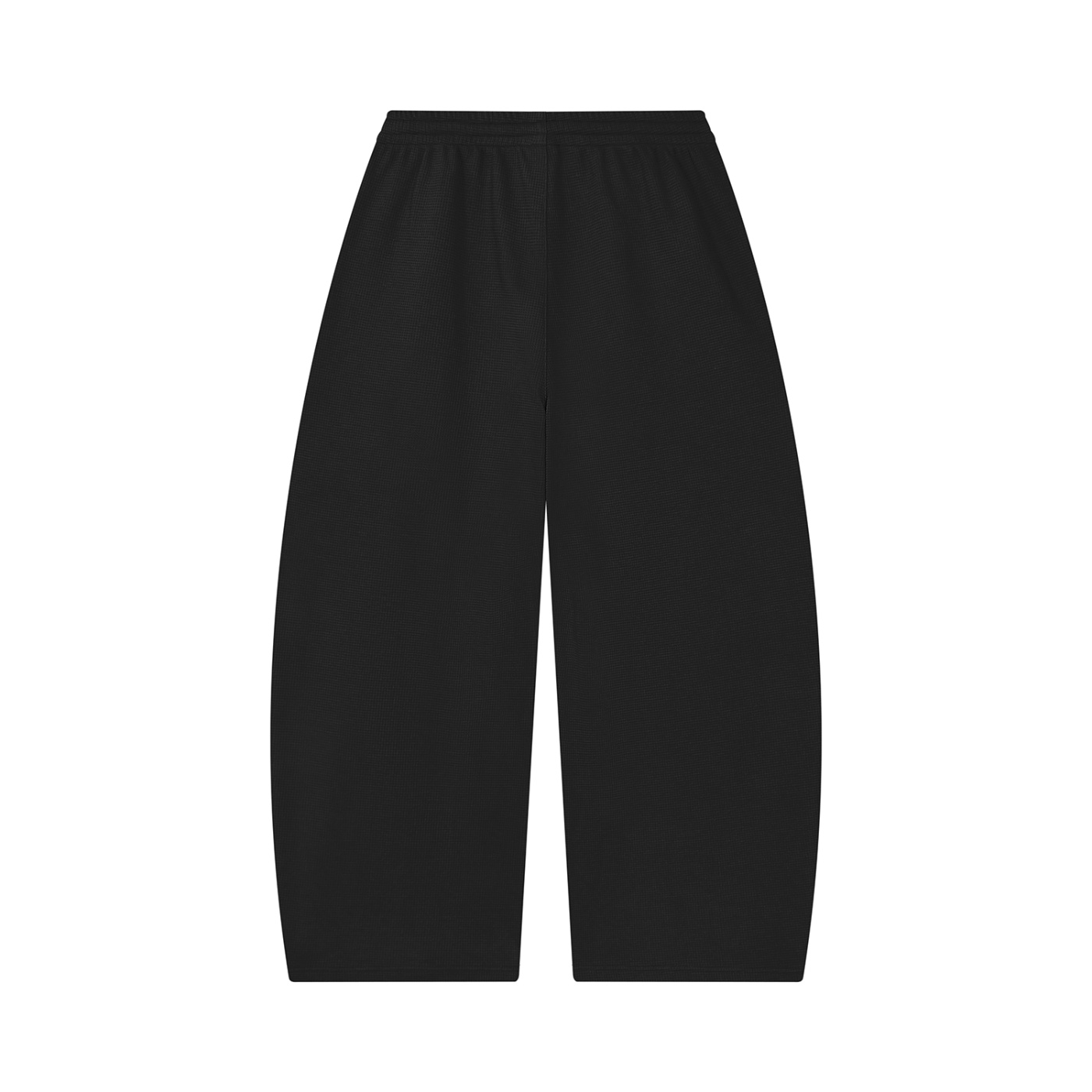 Unisex Waffle Barrel Leg Pants - Image 2