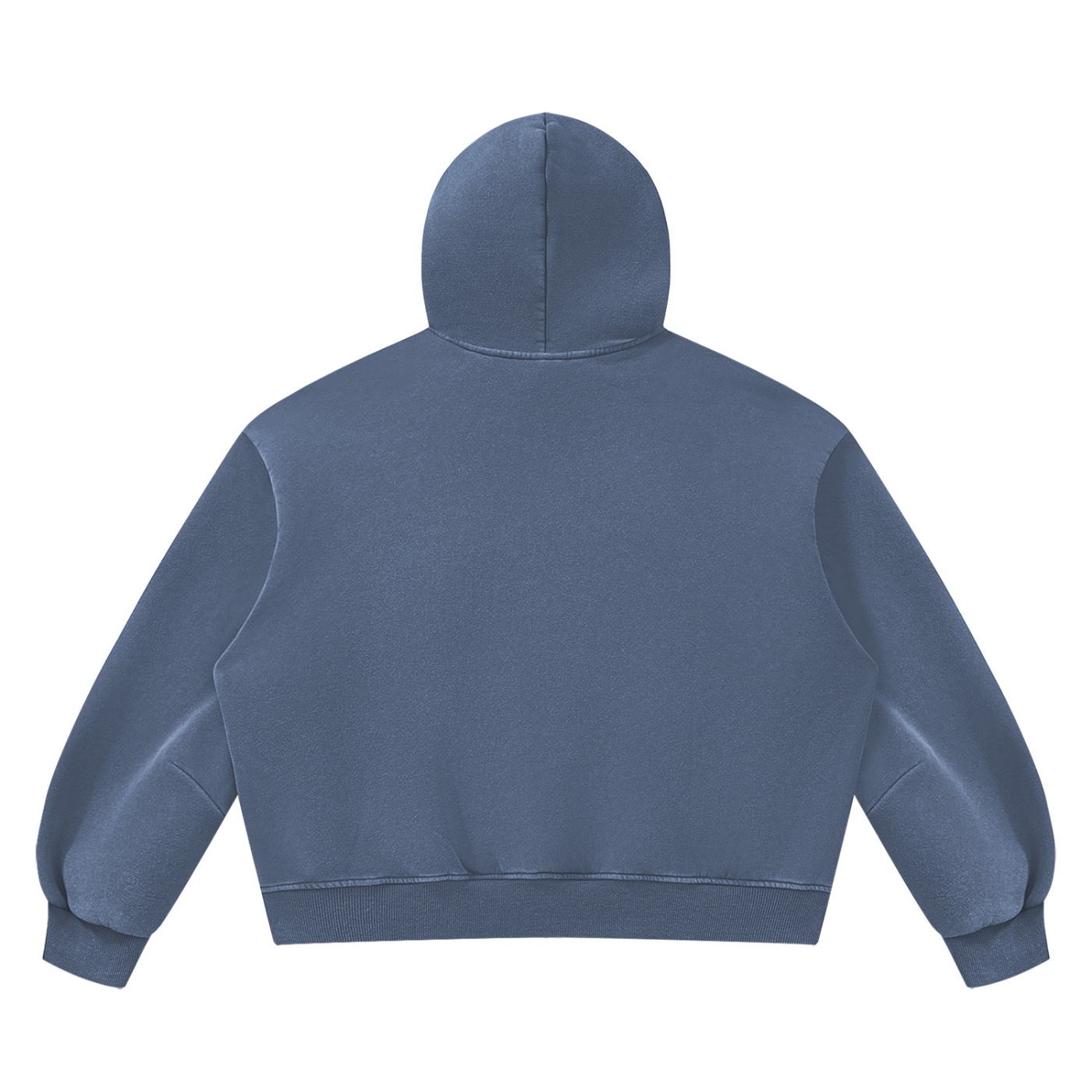 Unisex Vintage Wash Boxy Fleece Hoodie - Image 6