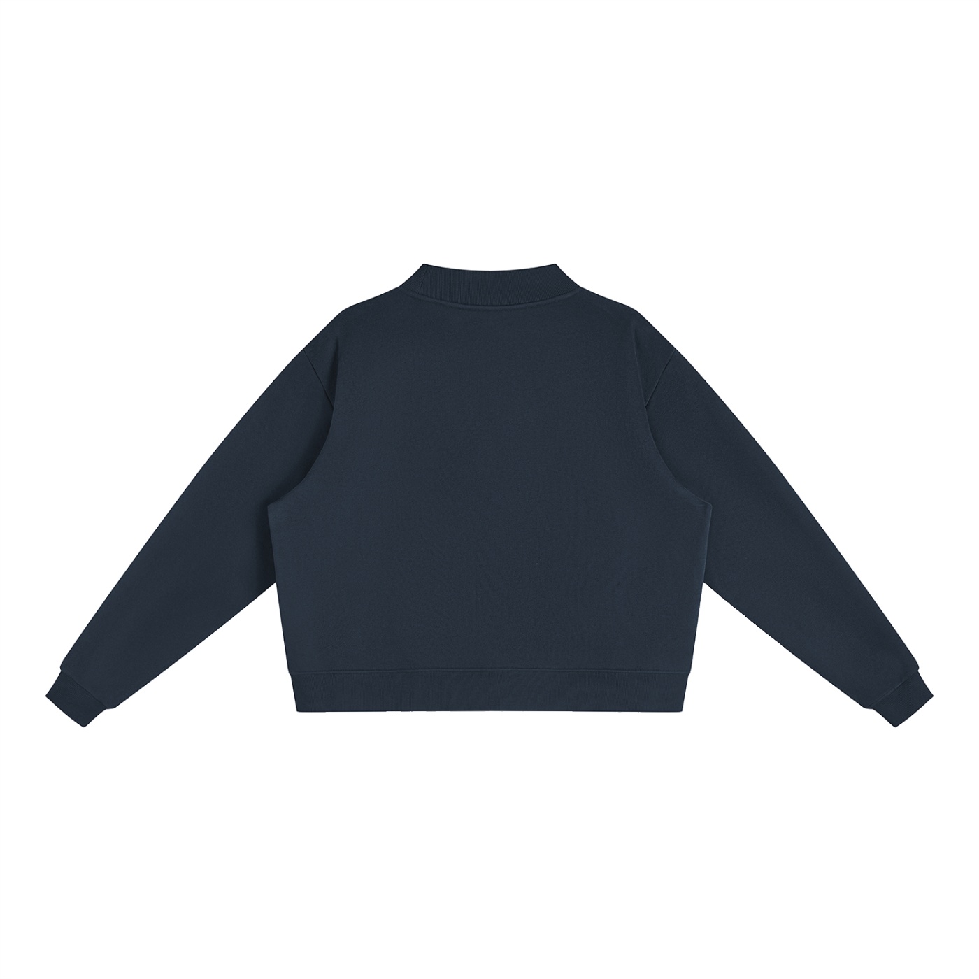 Essential Fleece Mock-Neck Crew Sweatshirt - Image 4