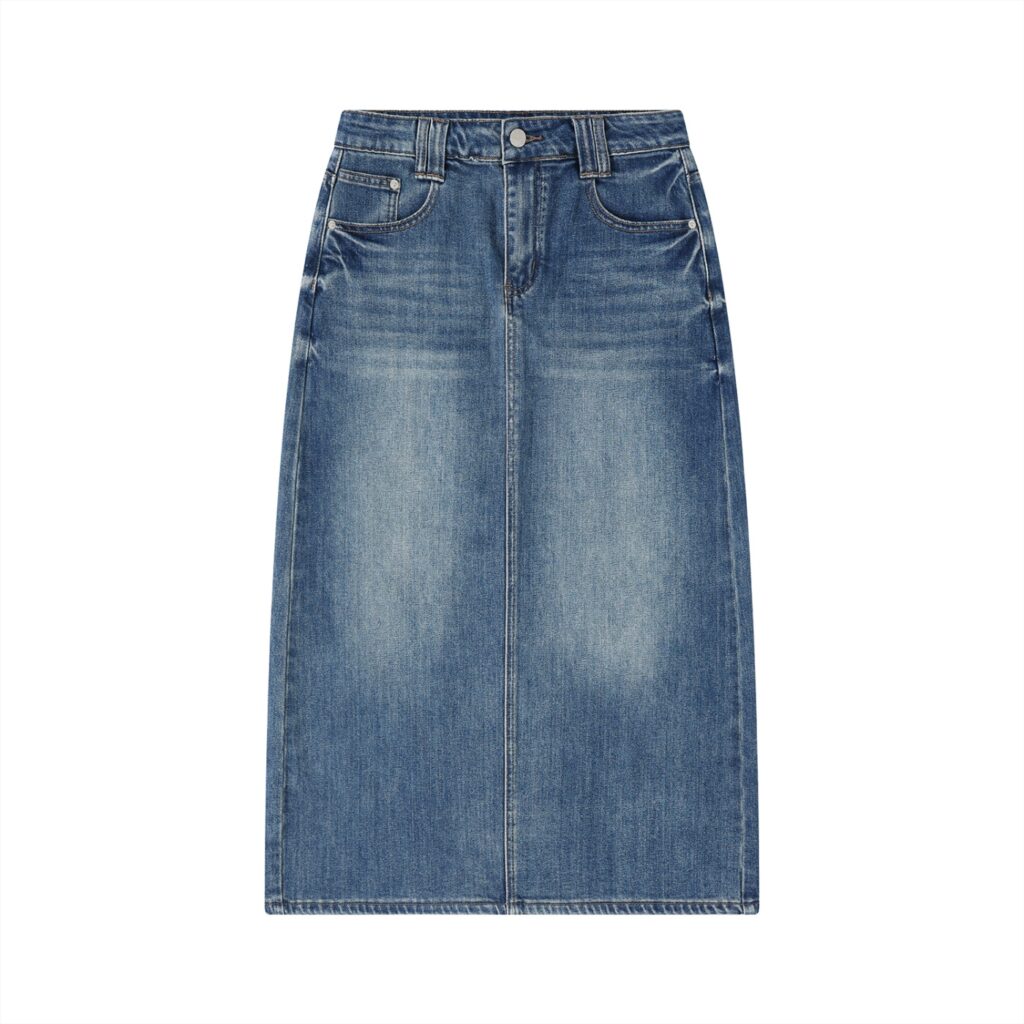 Women’s Vintage Wash Denim Skirt