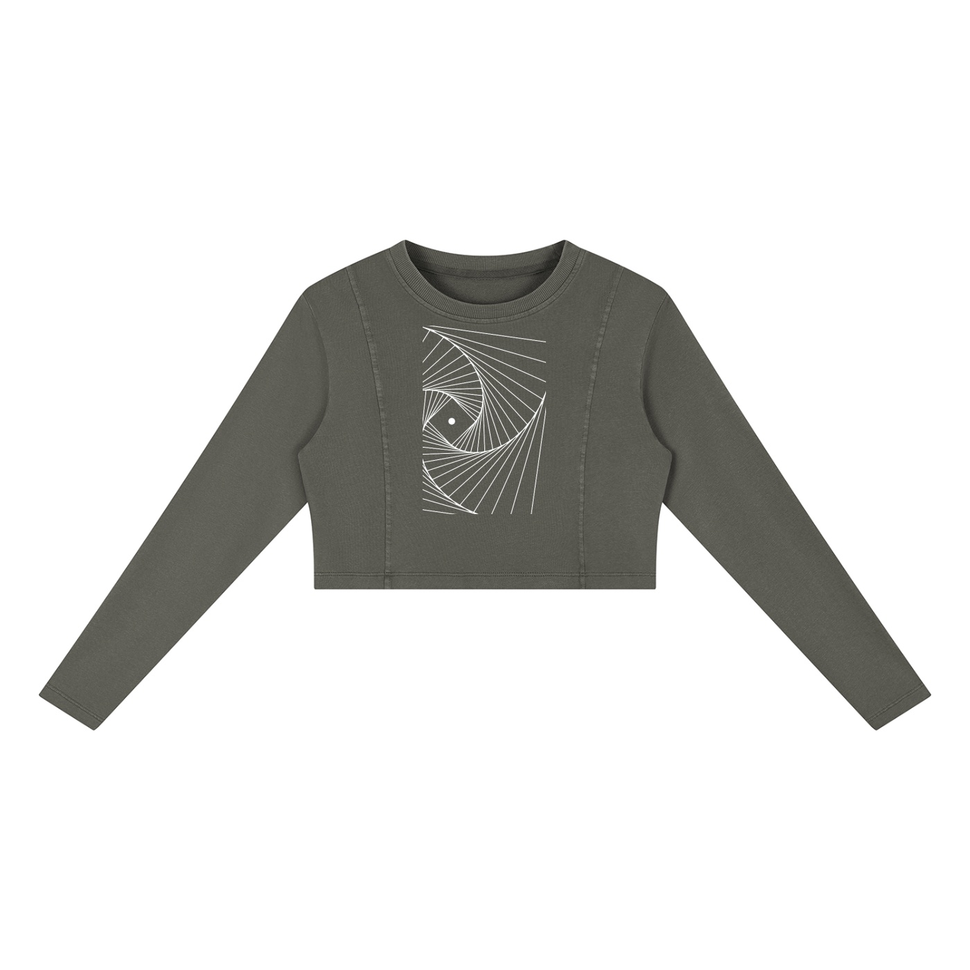Looms Women Mineral Wash Crop Sweatshirt - Image 7
