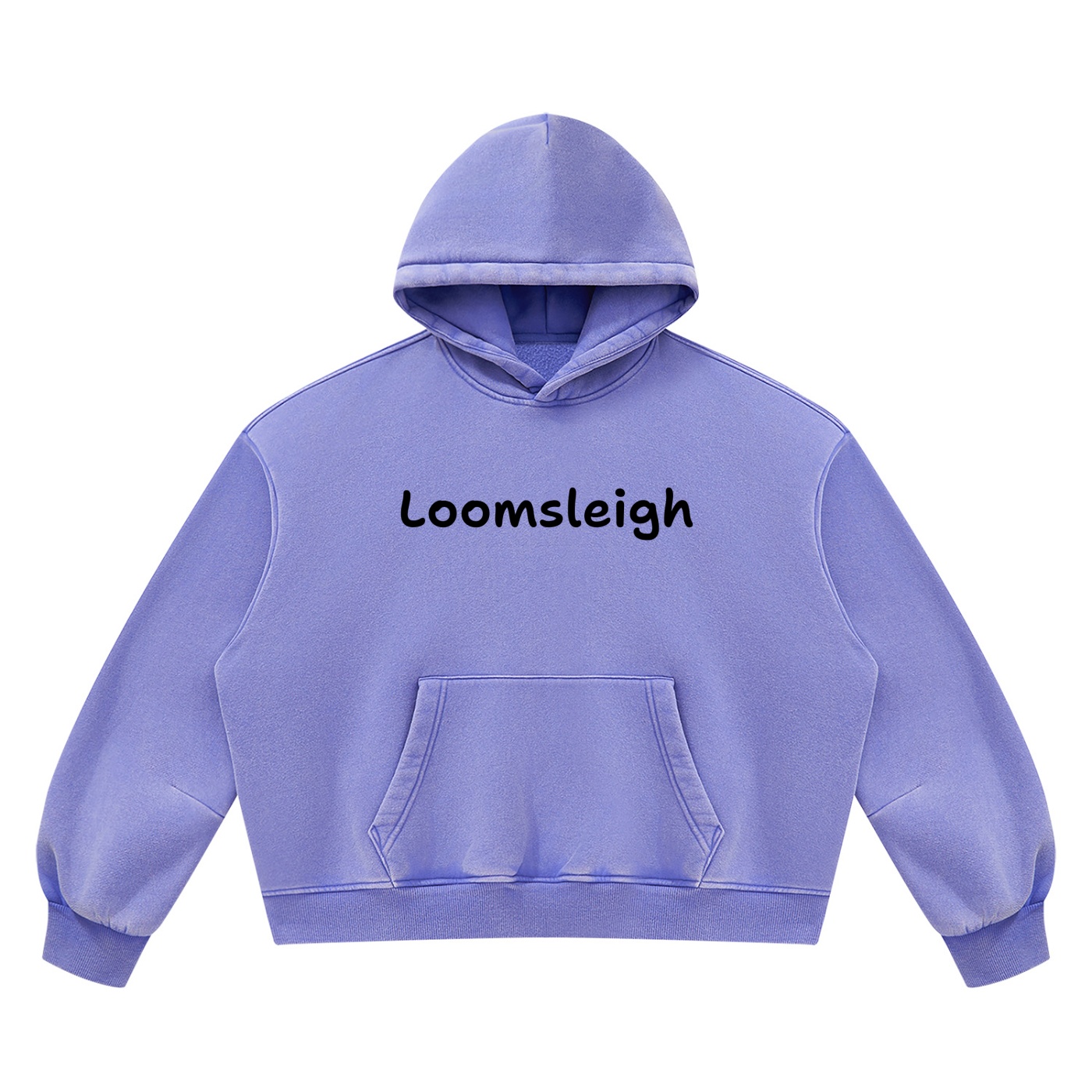 Unisex Vintage Wash Boxy Fleece Hoodie - Image 15