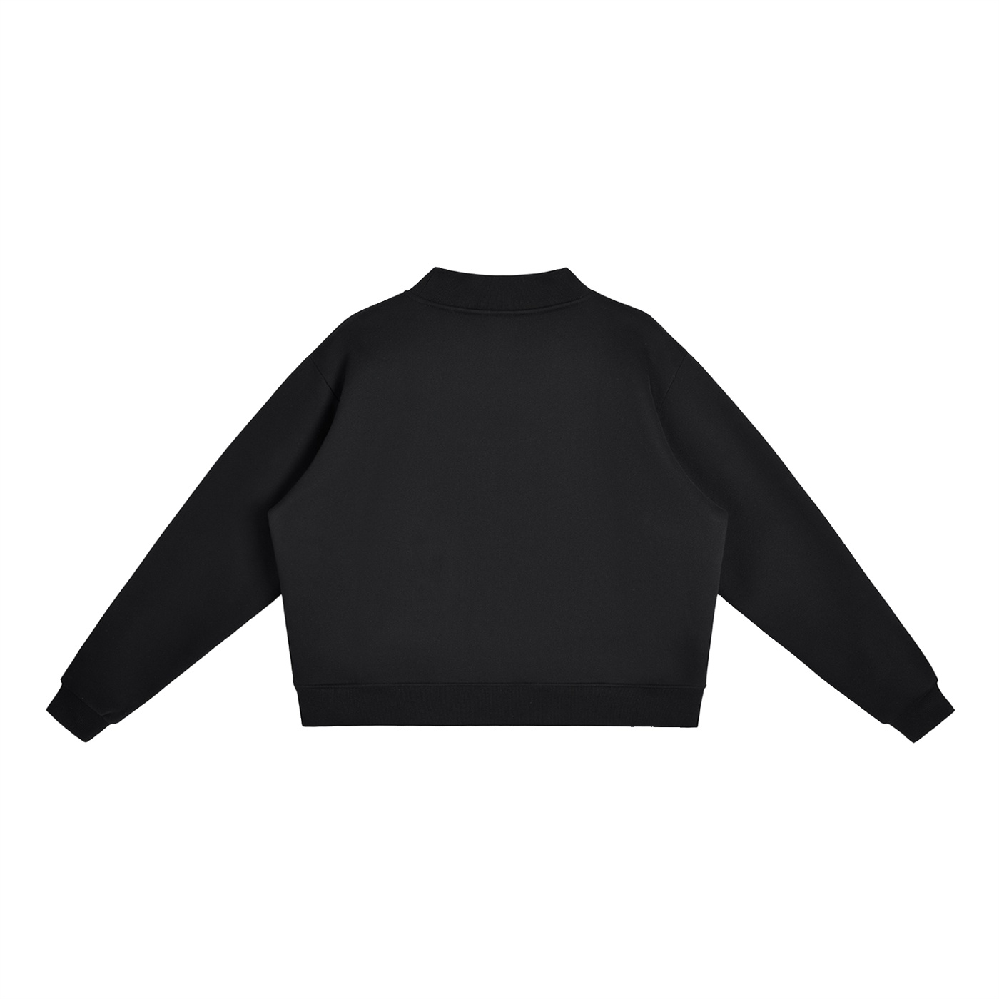 Essential Fleece Mock-Neck Crew Sweatshirt - Image 8