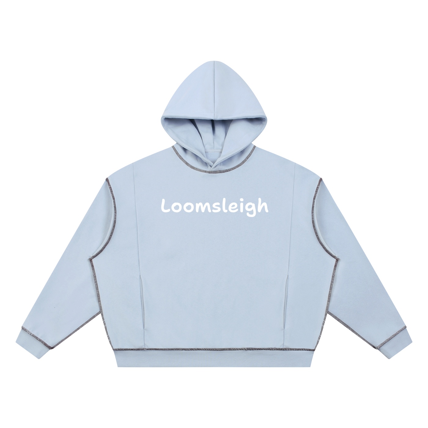 Unisex Boxy Heavyweight Topstitch Hoodie - Image 5