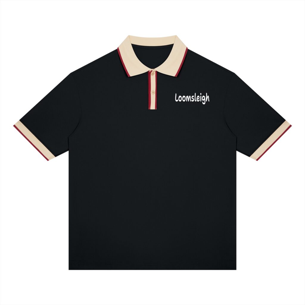Unisex Color Block Polo Shirt
