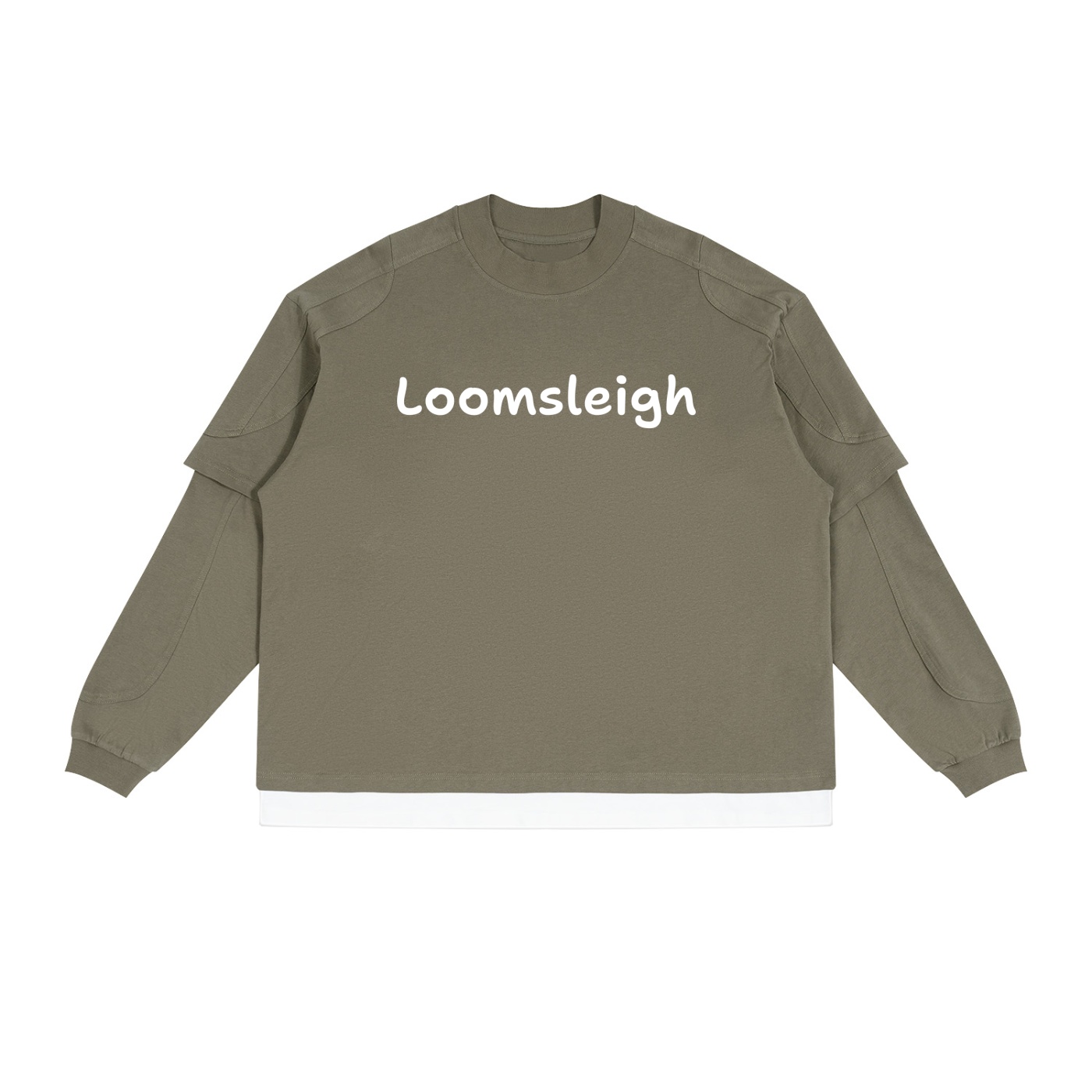Unisex Paneled Layer Color Block T-Shirt - Image 3